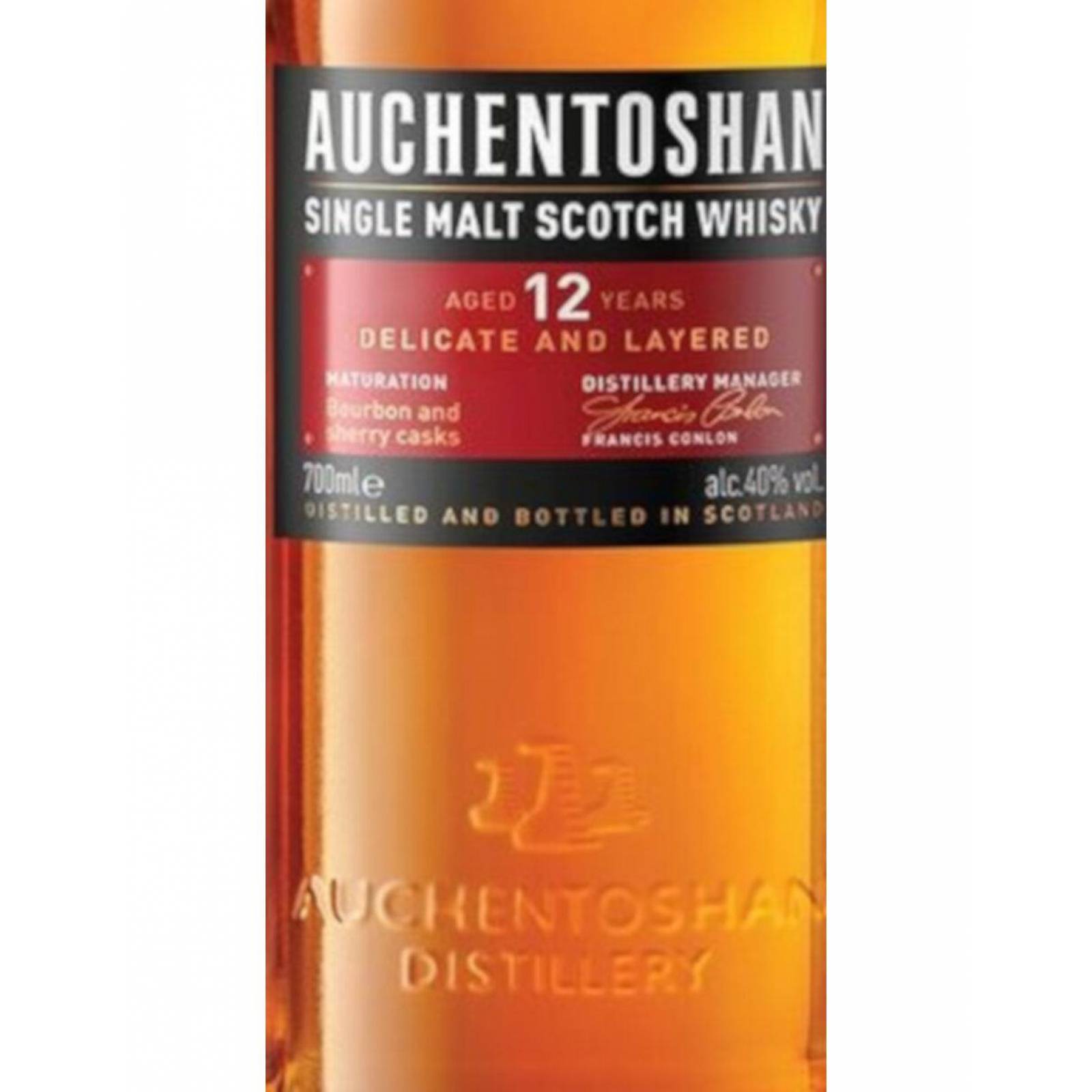Pack de 6 Whisky Auchentoshan 12 Años 700 ml 