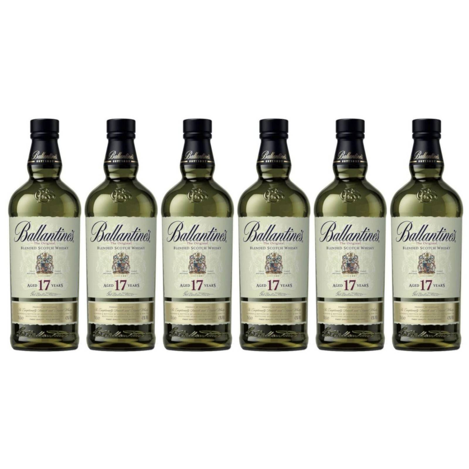 Pack de 6 Whisky Ballantines 17 Años 750 ml 