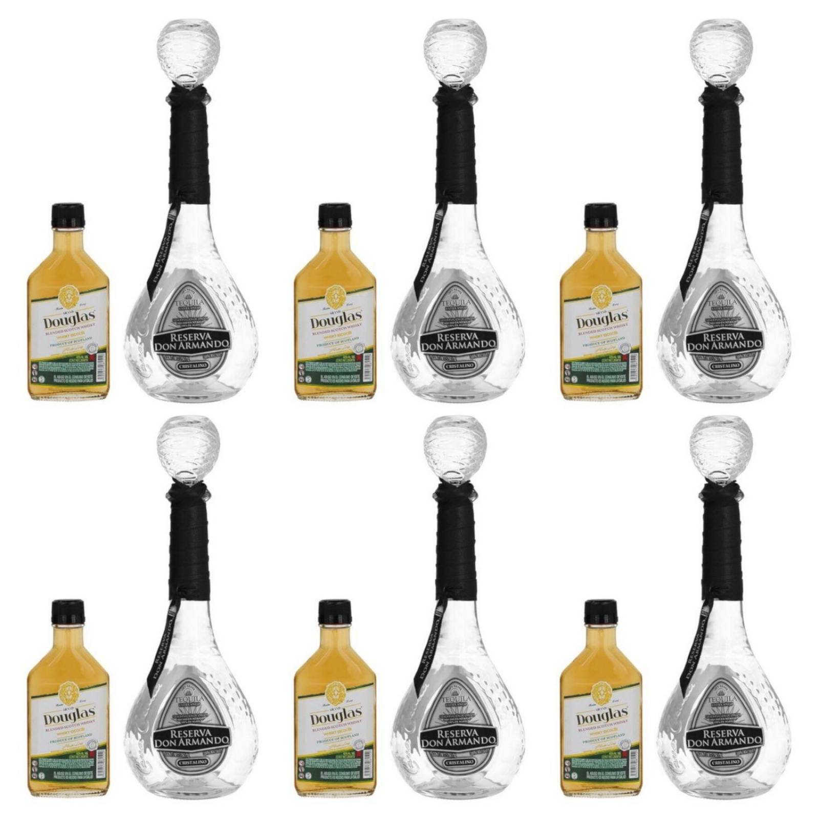 Pack de 6 Tequila Don Armando R. E. Añejo Cristal Anf 750 ml 