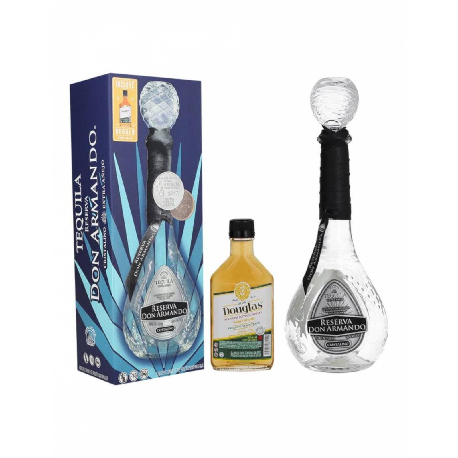 Pack de 6 Tequila Don Armando R. E. Añejo Cristal Anf 750 ml 
