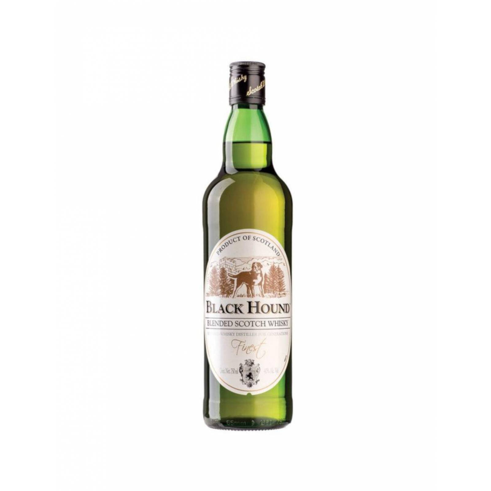Pack de 6 Whisky Black Hound 750 ml 