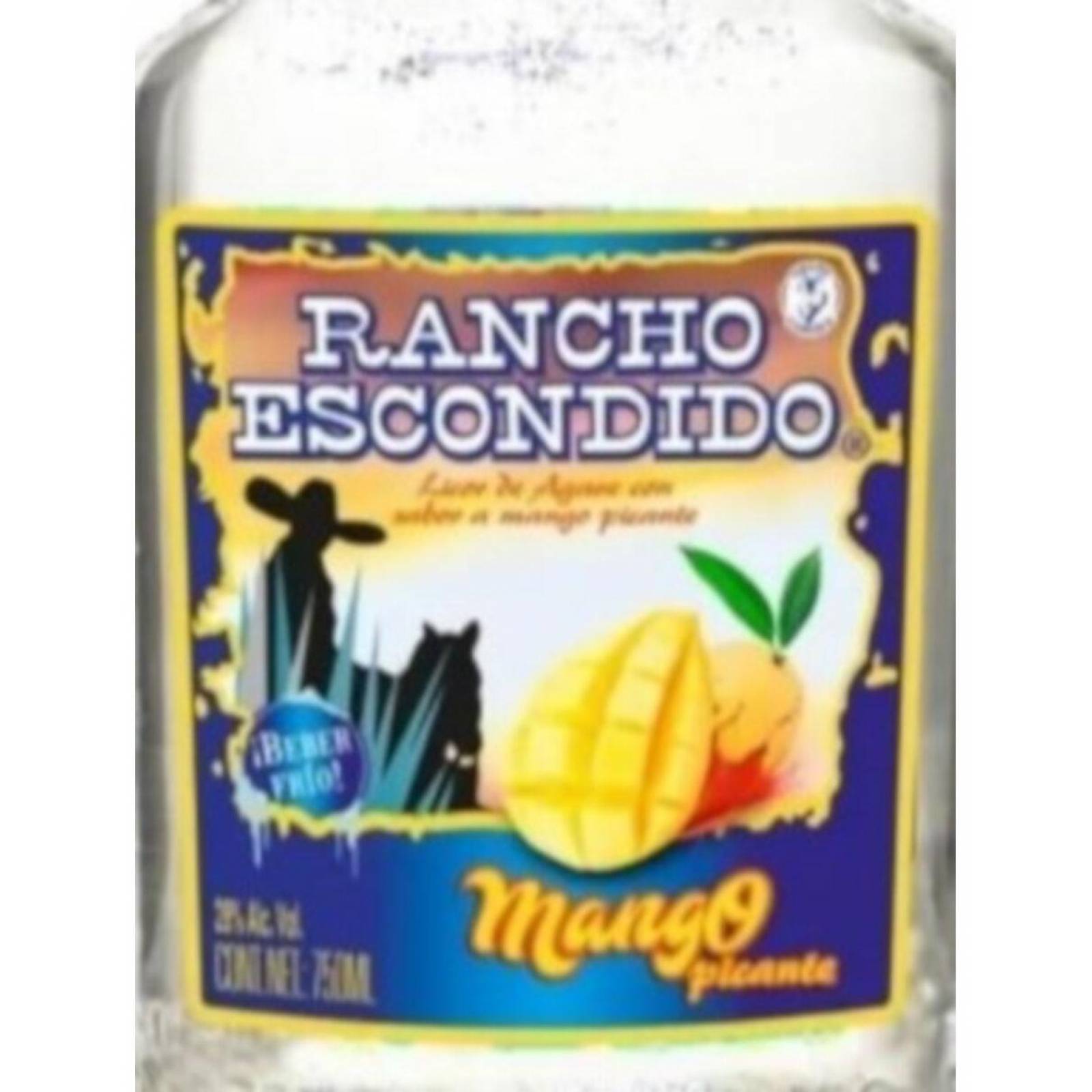 Pack de 6 Licor de Agave Rancho Escondido Mango Pican 750 ml 