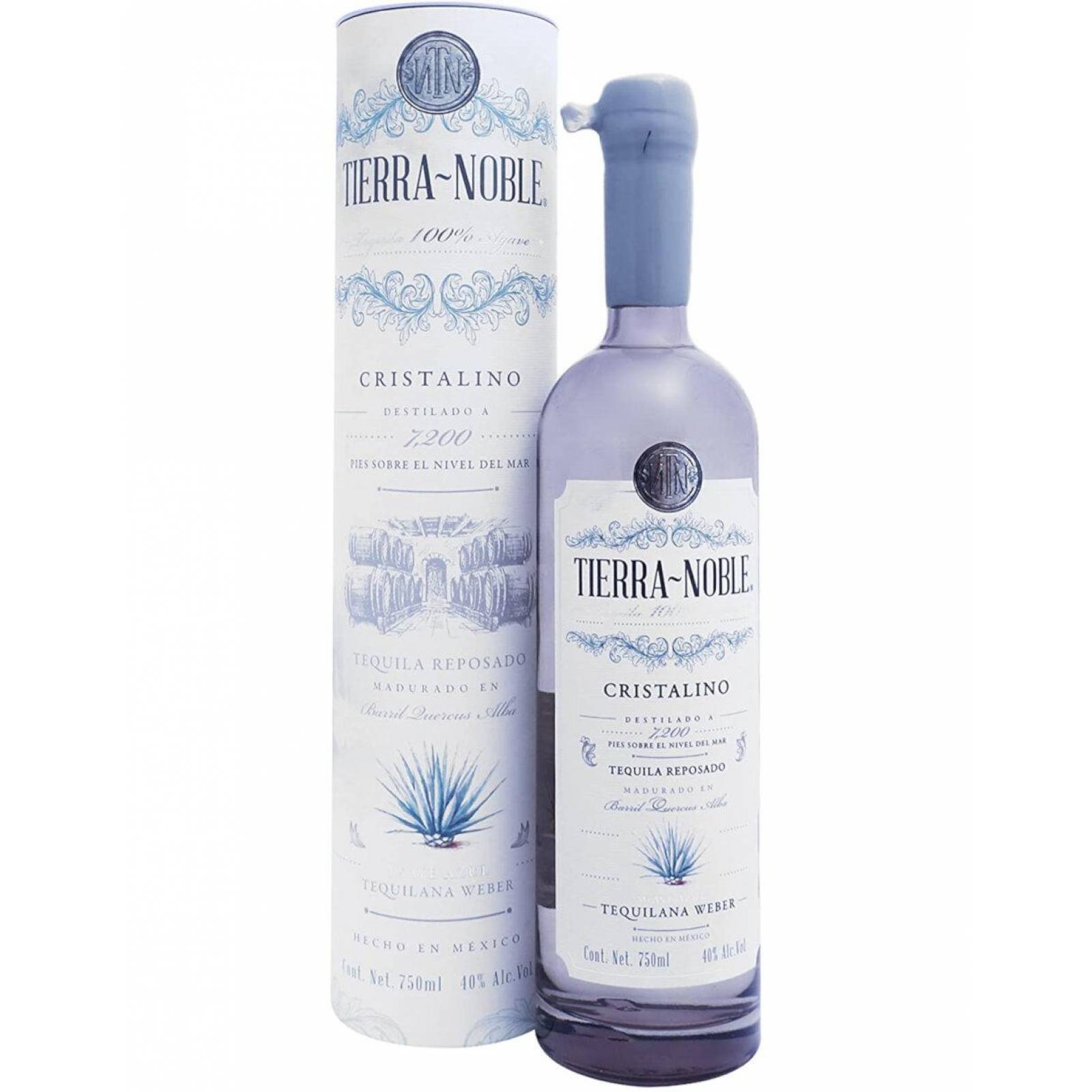 Pack de 6 Tequila Tierra Noble Reposado Cristalino 750 ml 