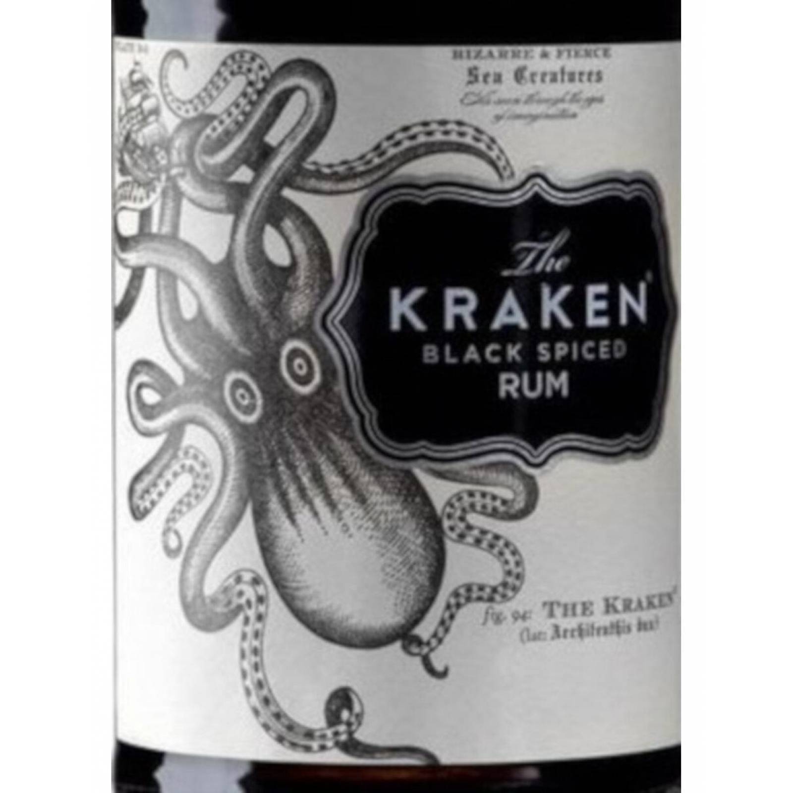 Pack de 12 Ron Kraken Black Spiced 750 ml 