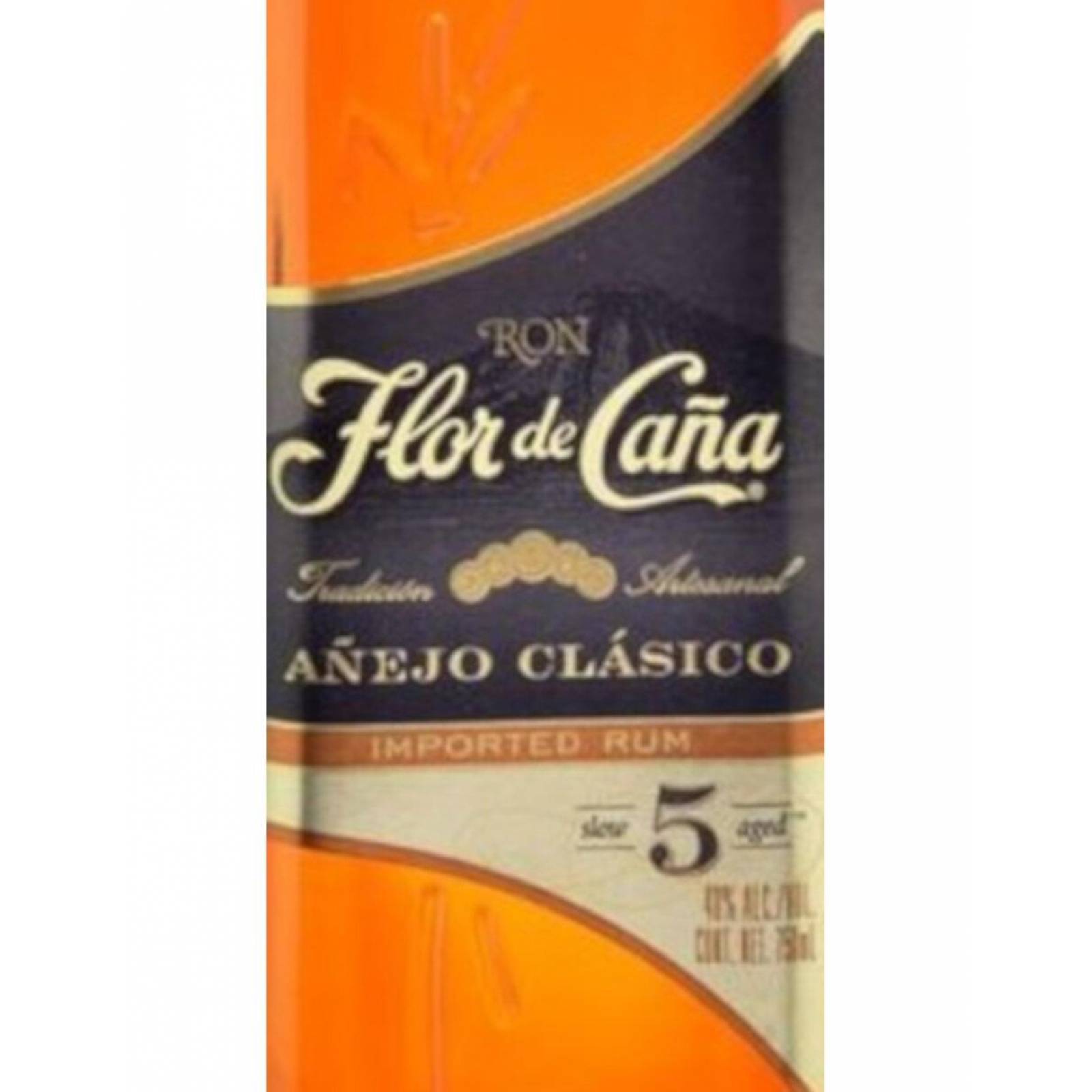 Pack de 12 Ron Flor de Caña Añejo 5 Años 750 ml 