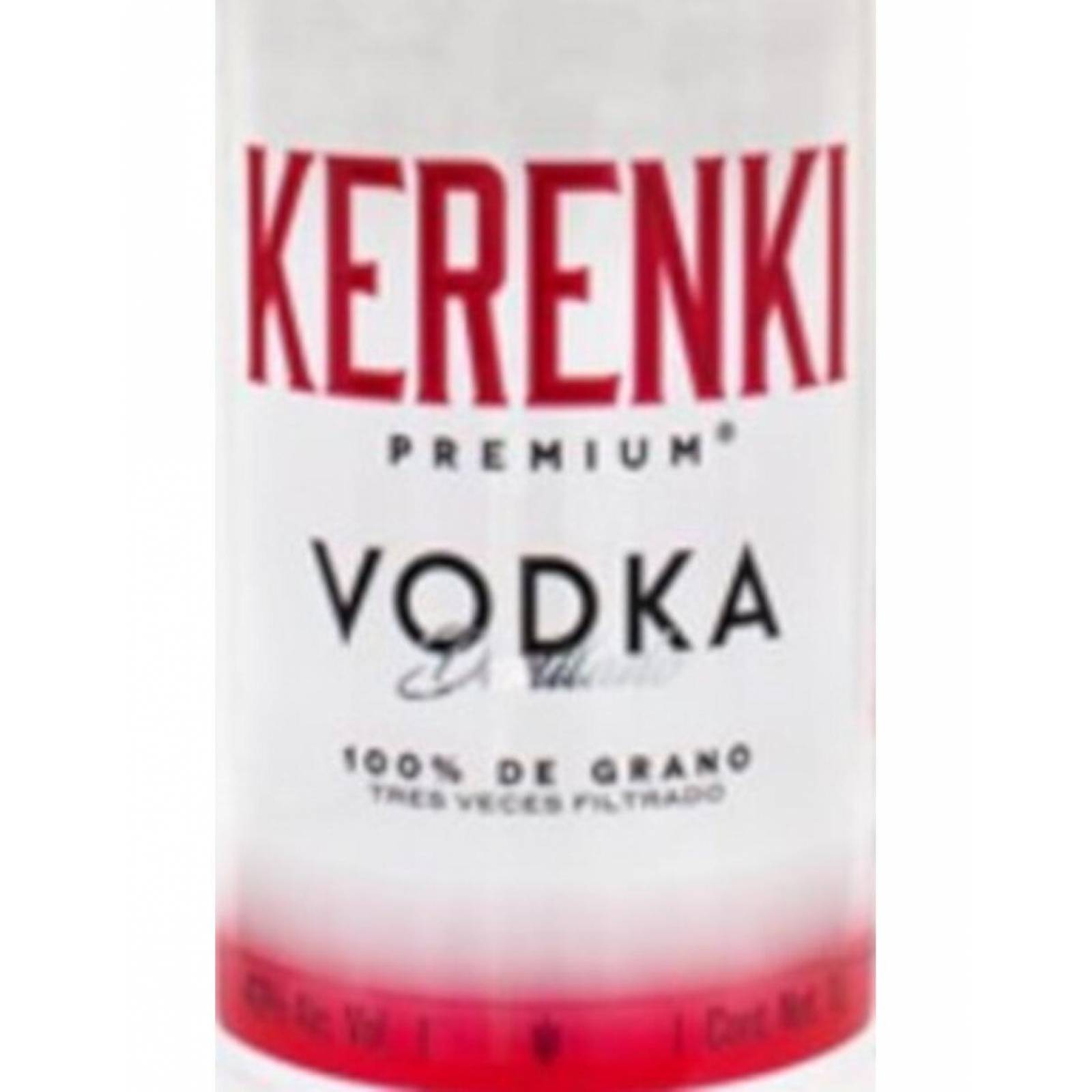 Pack de 12 Vodka Kerenki Premium 1 L 
