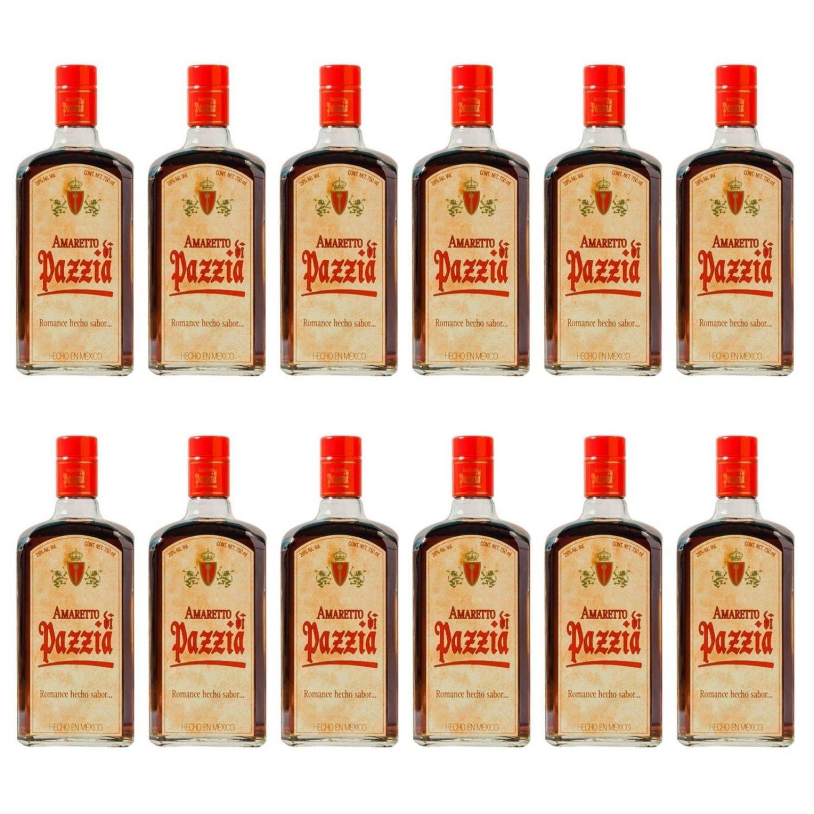 Pack de 12 Amaretto Di Piazzia 750 ml 