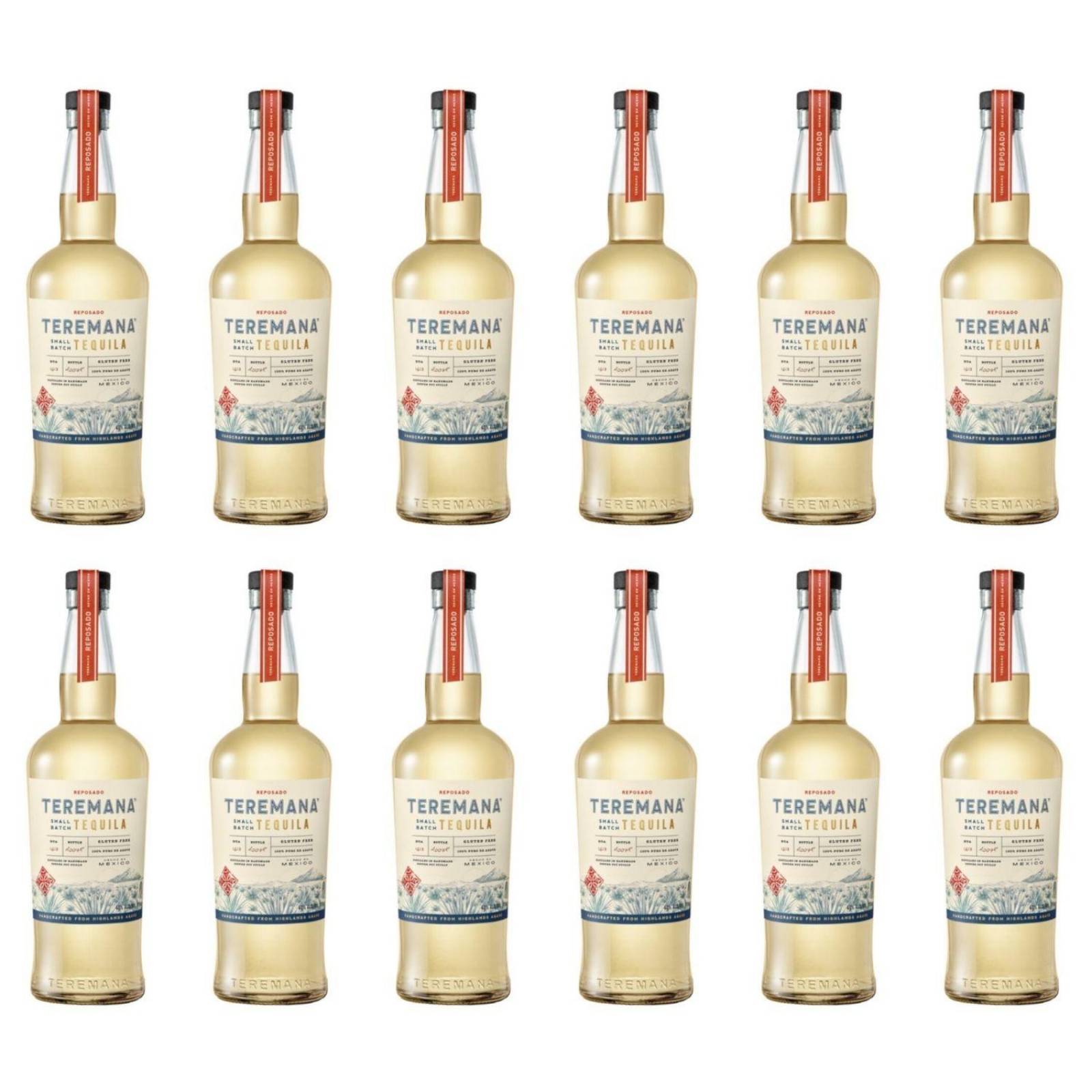 Pack de 12 Tequila Teremana Reposado 750 ml