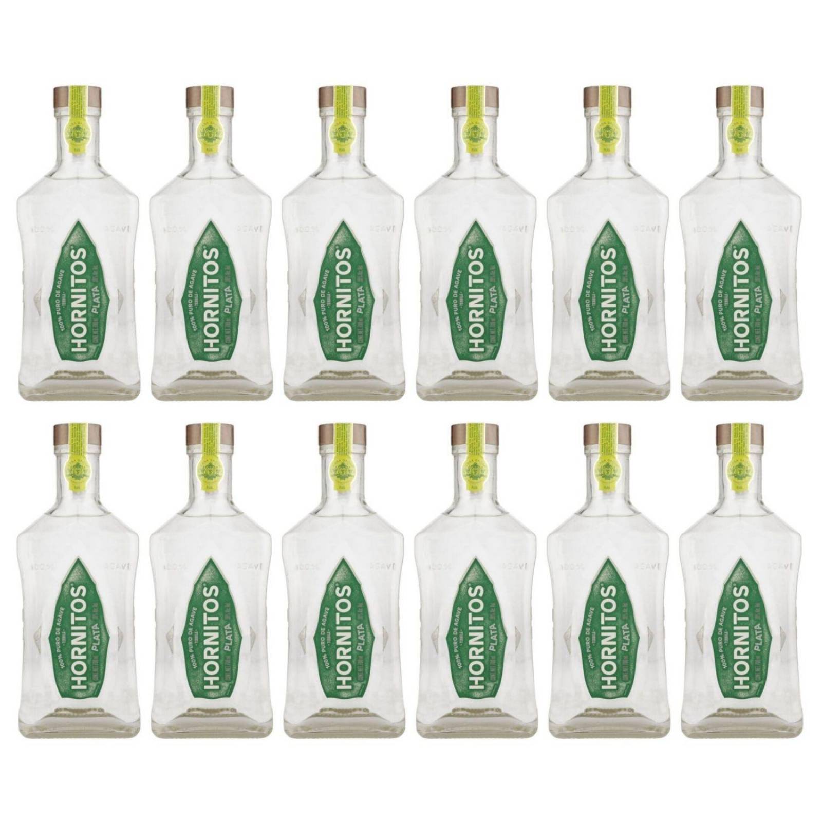 Pack de 12 Tequila Sauza Hornitos Plata 1 L 