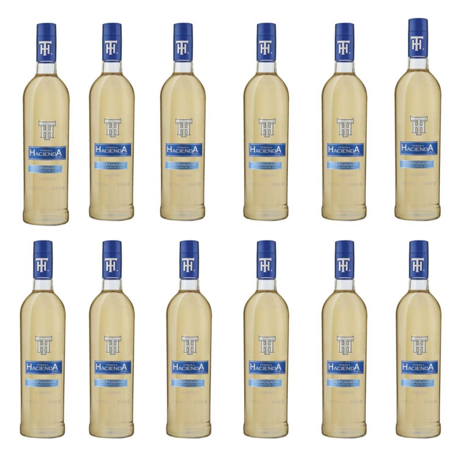 Pack de 12 Tequila Hacienda De Tepa Reposado 750 ml 