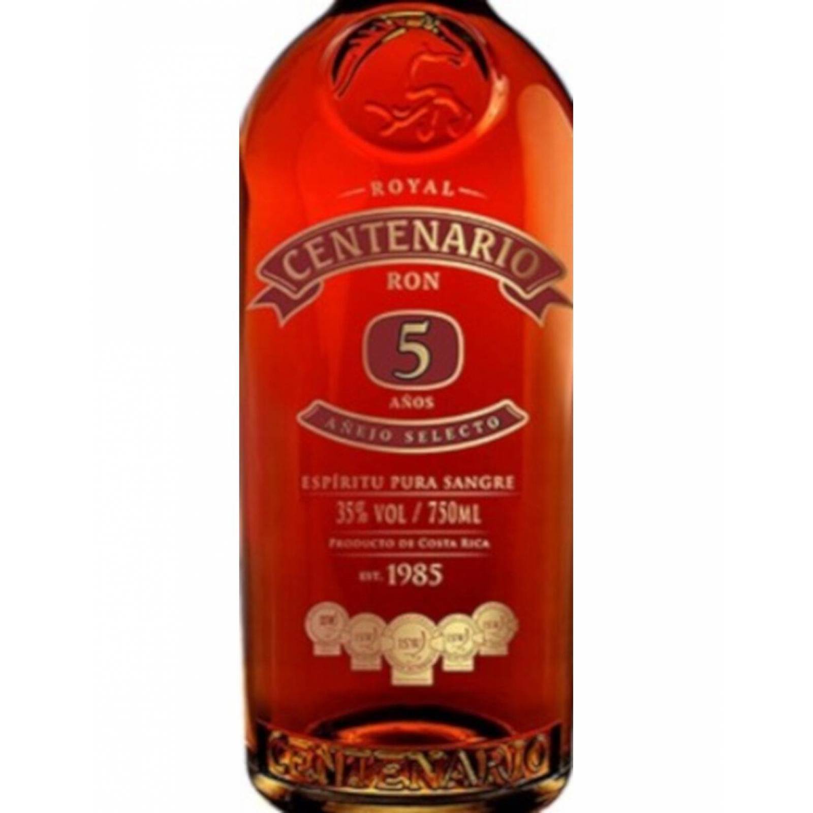 Pack de 12 Ron Royal Centenario 5 años 750 ml 