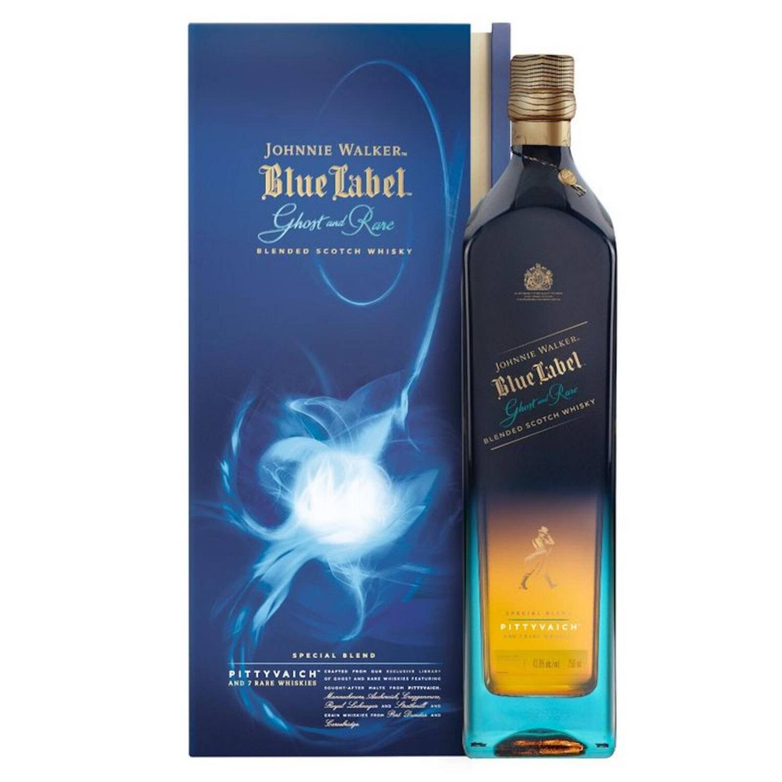 Pack de 4 Whisky Johnnie Walker Blue L Ghost & Rare 750 ml 