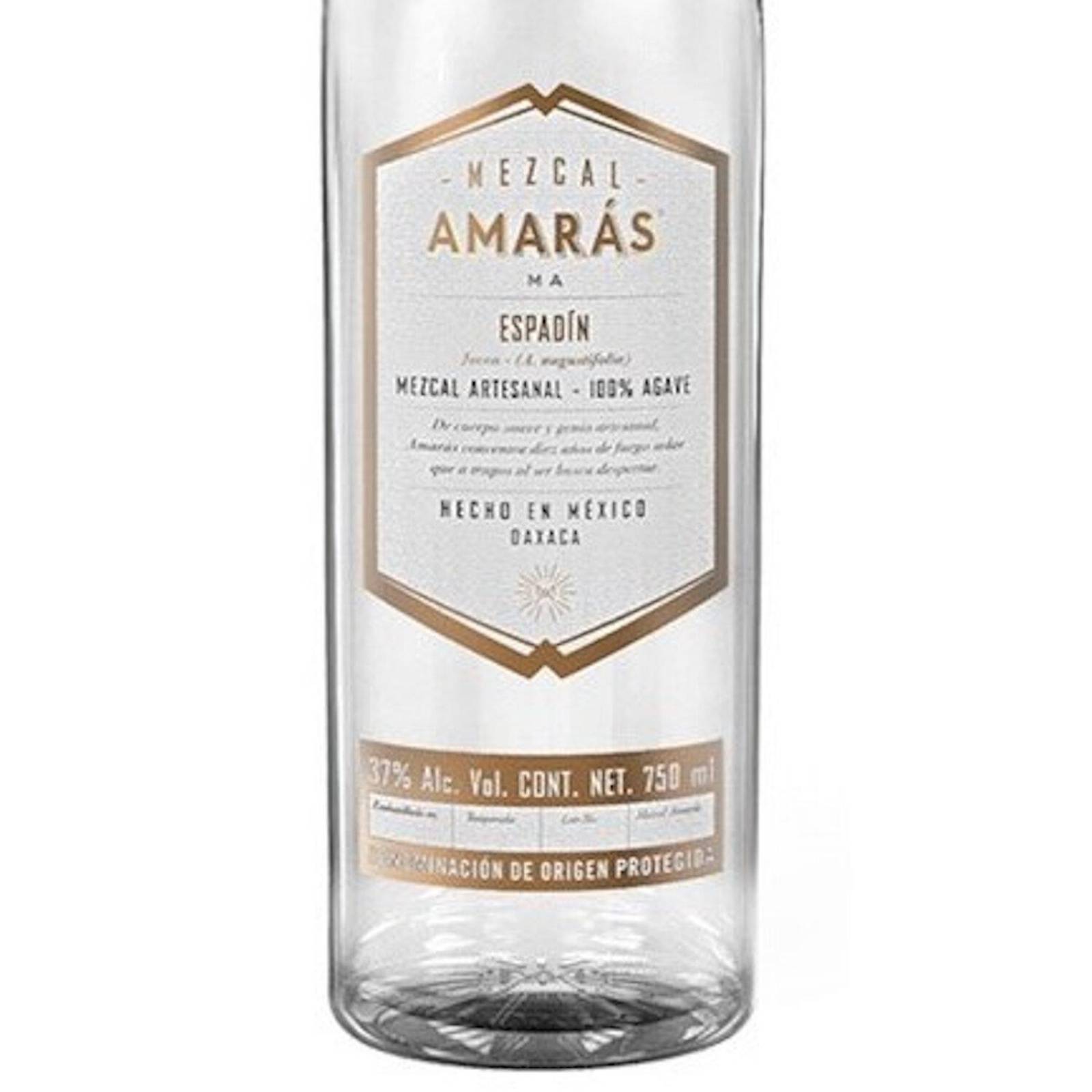 Pack de 12 Mezcal Amarás Espadín Joven 750 ml 
