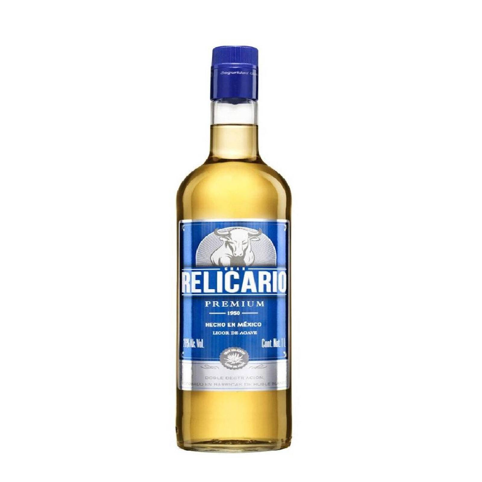 Pack de 12 Licor De Agave Gran Relicario Premium 1 L 