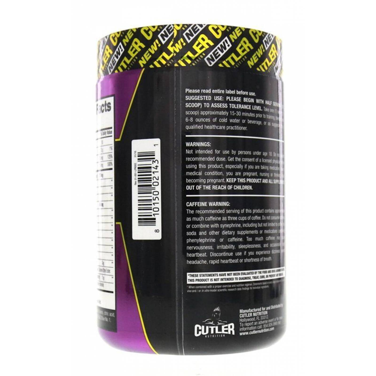 Óxido nítrico Cutler Nutrition Legend Pro 30 Servicios