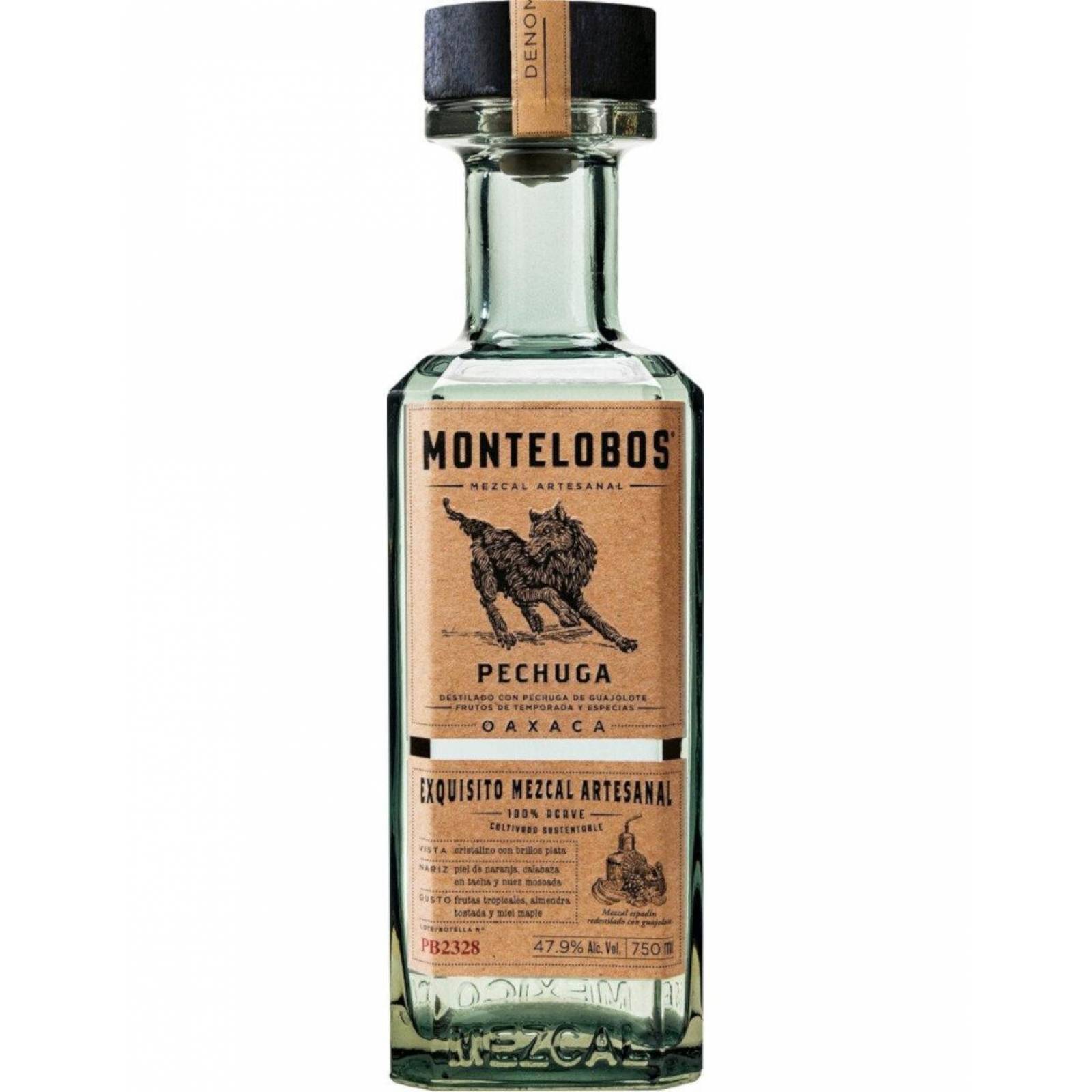 Pack de 6 Mezcal Montelobos Pechuga 750 ml 