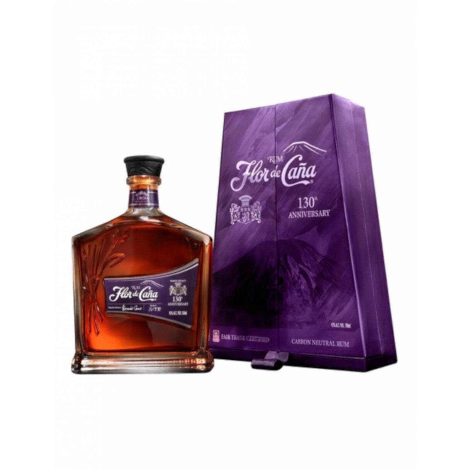 Ron Flor de Caña130 aniversario 750 ml 