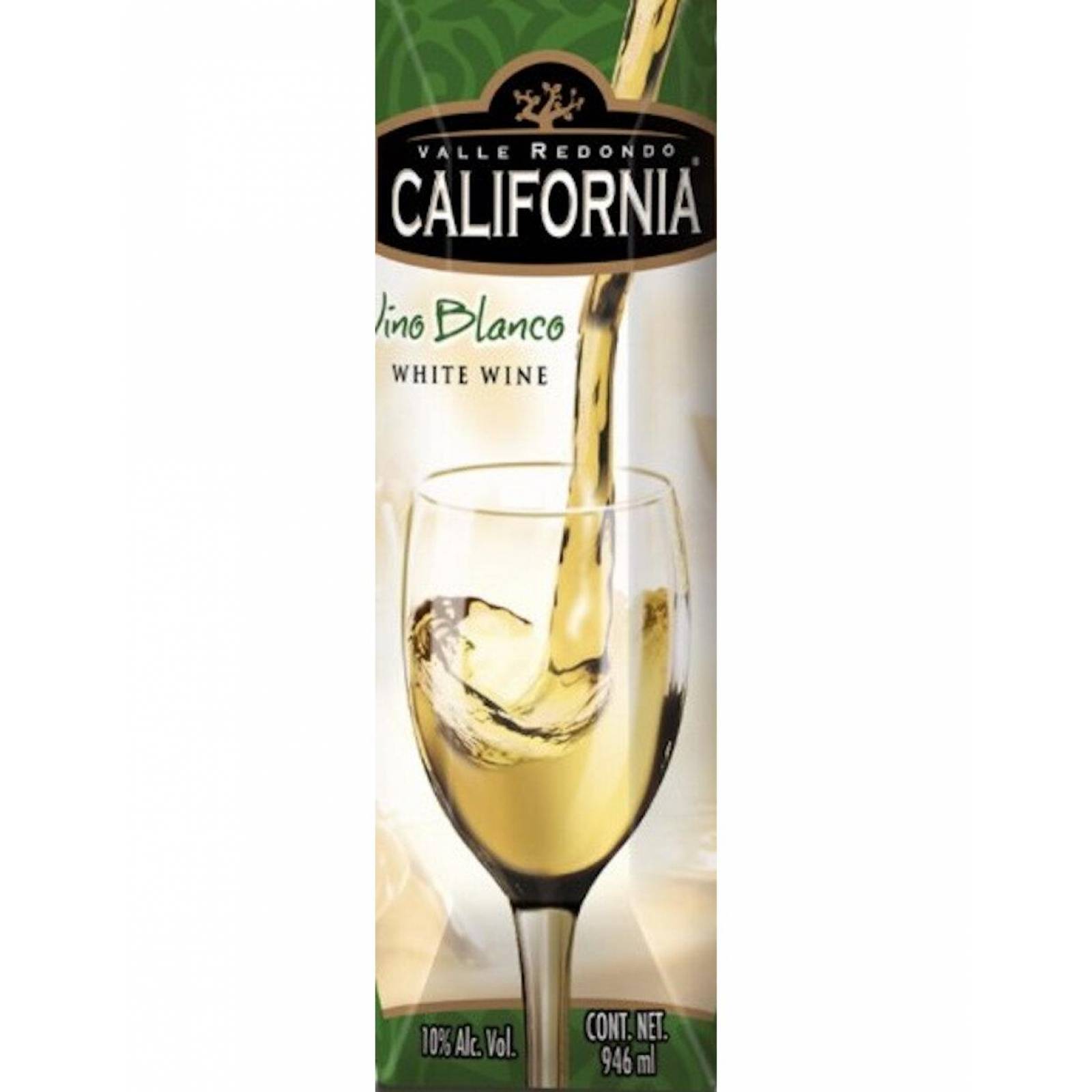 Pack de 4 Vino Blanco V Redondo California Chardon T Brick 946 ml 