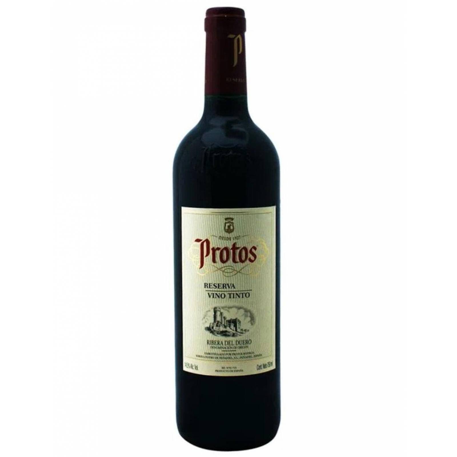 Pack de 6 Vino Tinto Protos Reserva Tinta 750 ml 