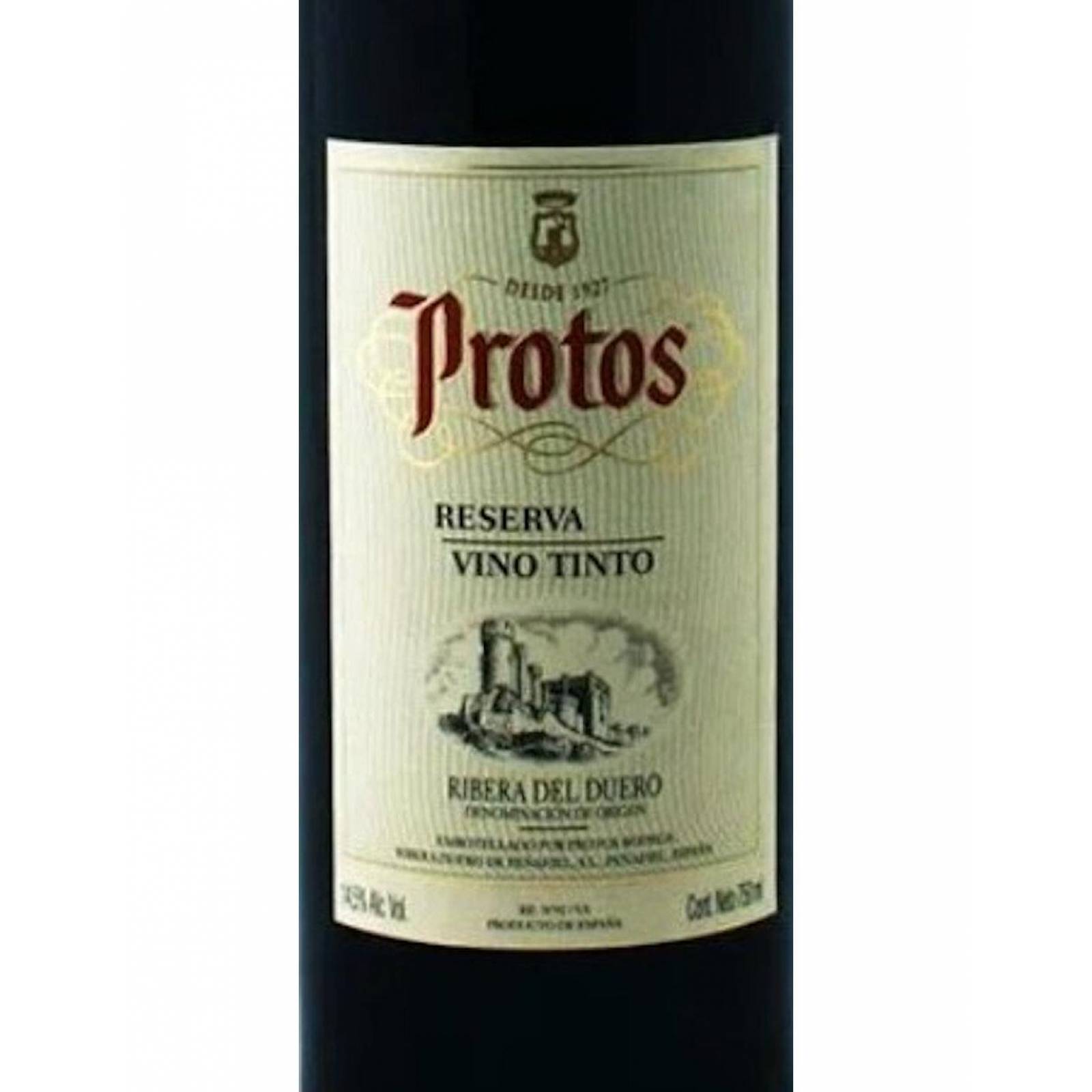 Pack de 6 Vino Tinto Protos Reserva Tinta 750 ml 