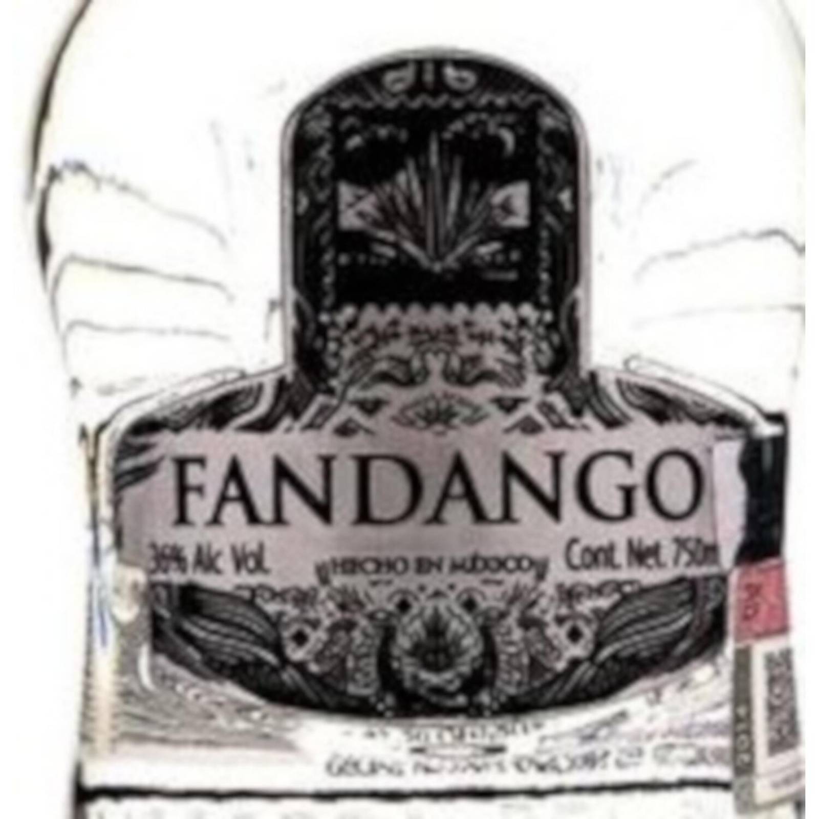 Pack de 4 Mezcal Fandango Blanco 100% 750 ml