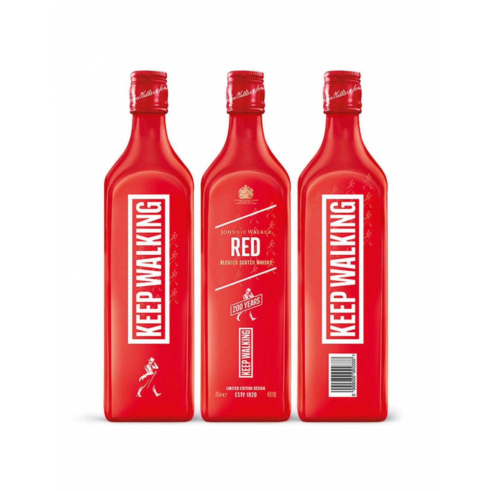 Pack de 6 Whisky Johnnie Walker Red Label Ed. Especial 700ml