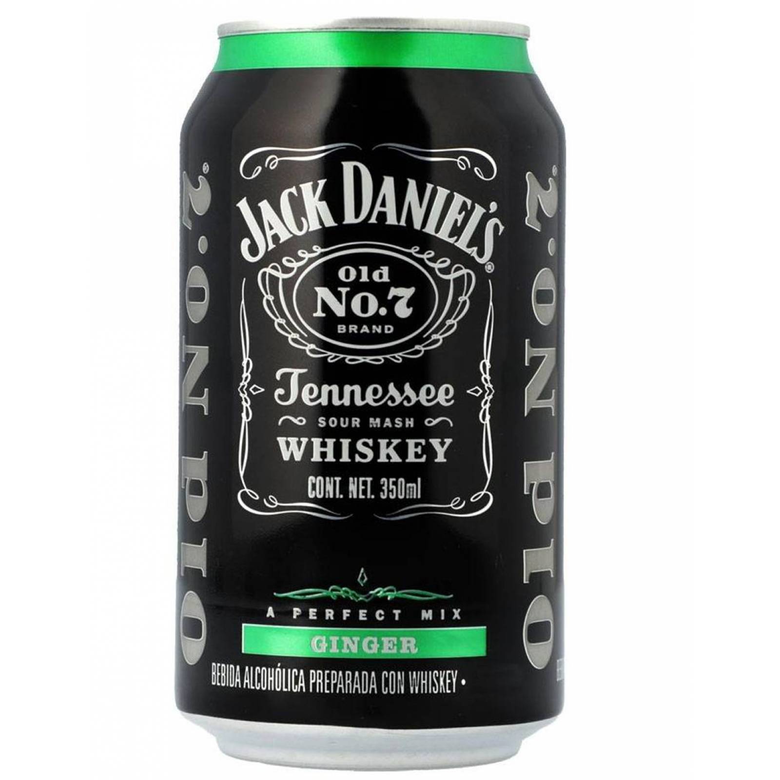 Pack de 4 Whisky Jack Daniels Ginger 350 ml 