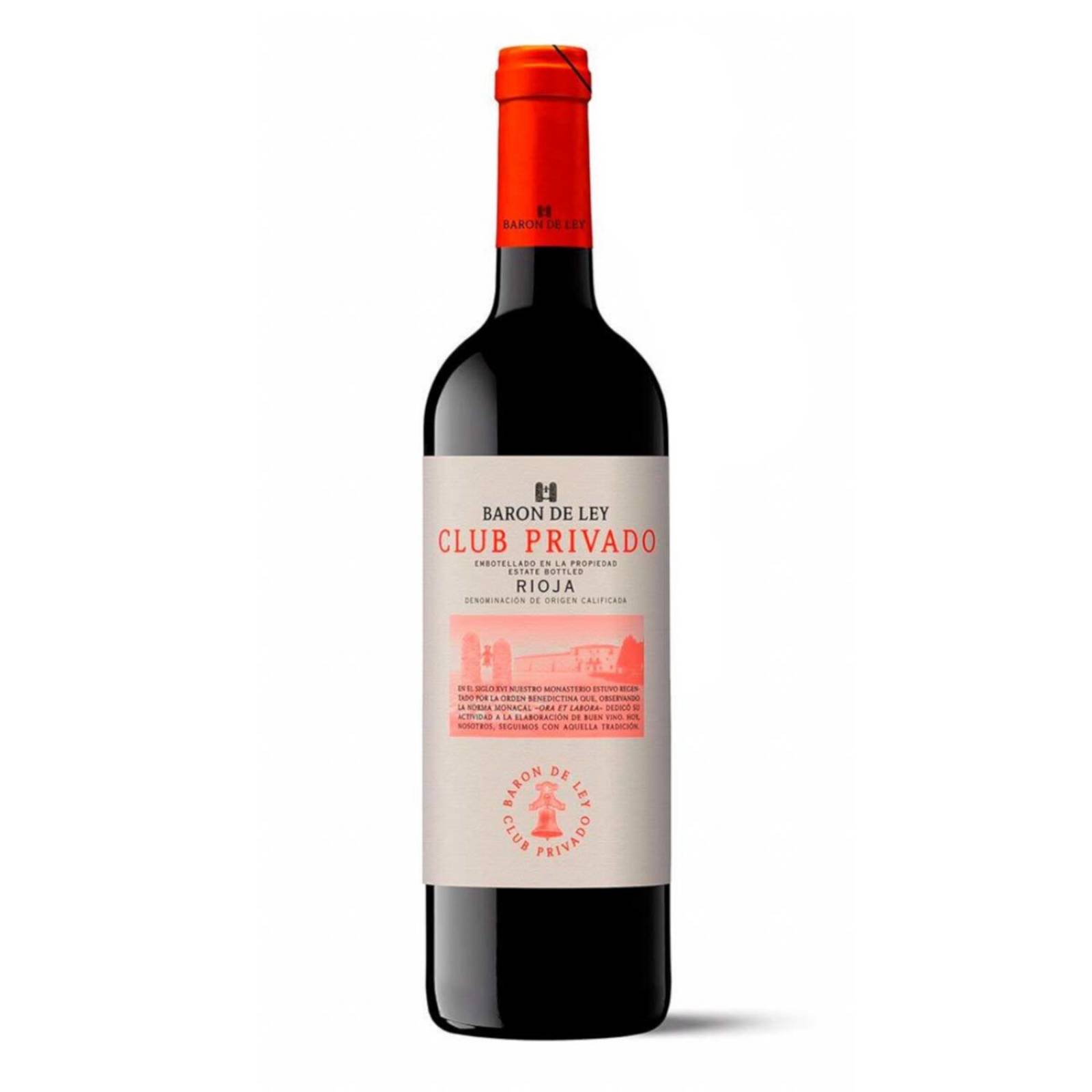 Pack de 12 Vino Tinto Baron de Ley Club Priv Roble Temp 750ml 