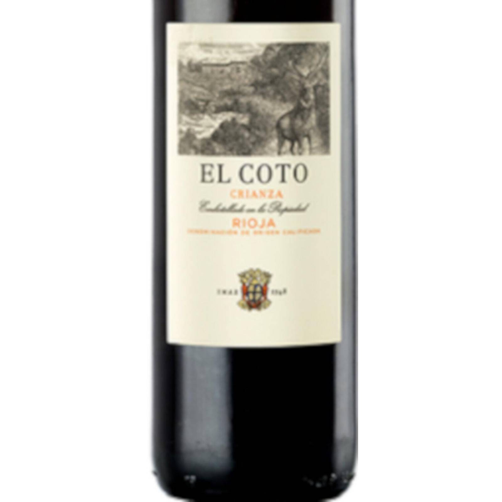 Pack de 6 Vino Tinto El Coto Crianza 750 ml 