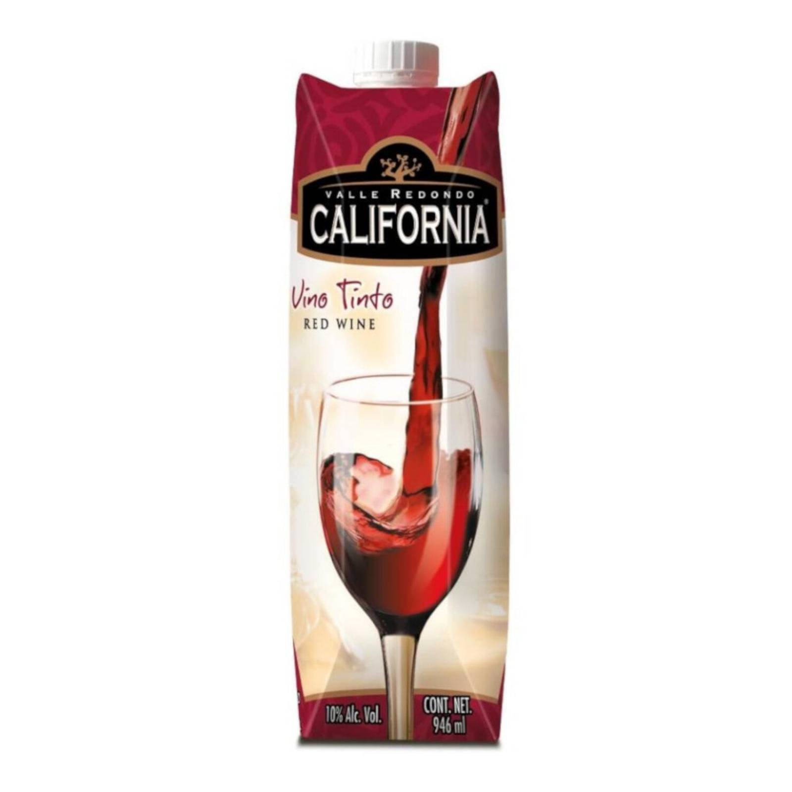 Vino Tinto California Tetra Pack 946 ml