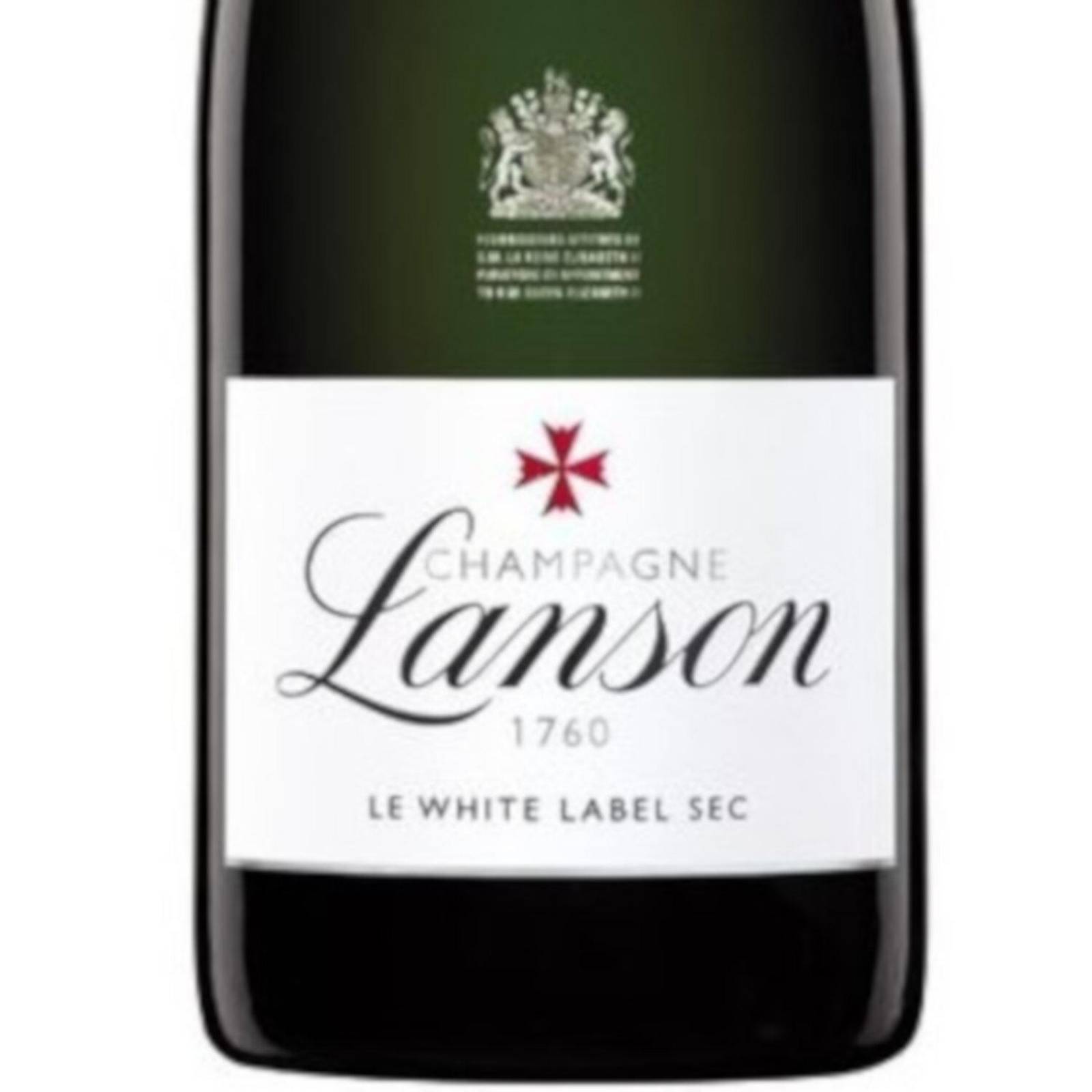 Pack de 4 Champagne Lanson 1760 Le White Label Sec 750 ml