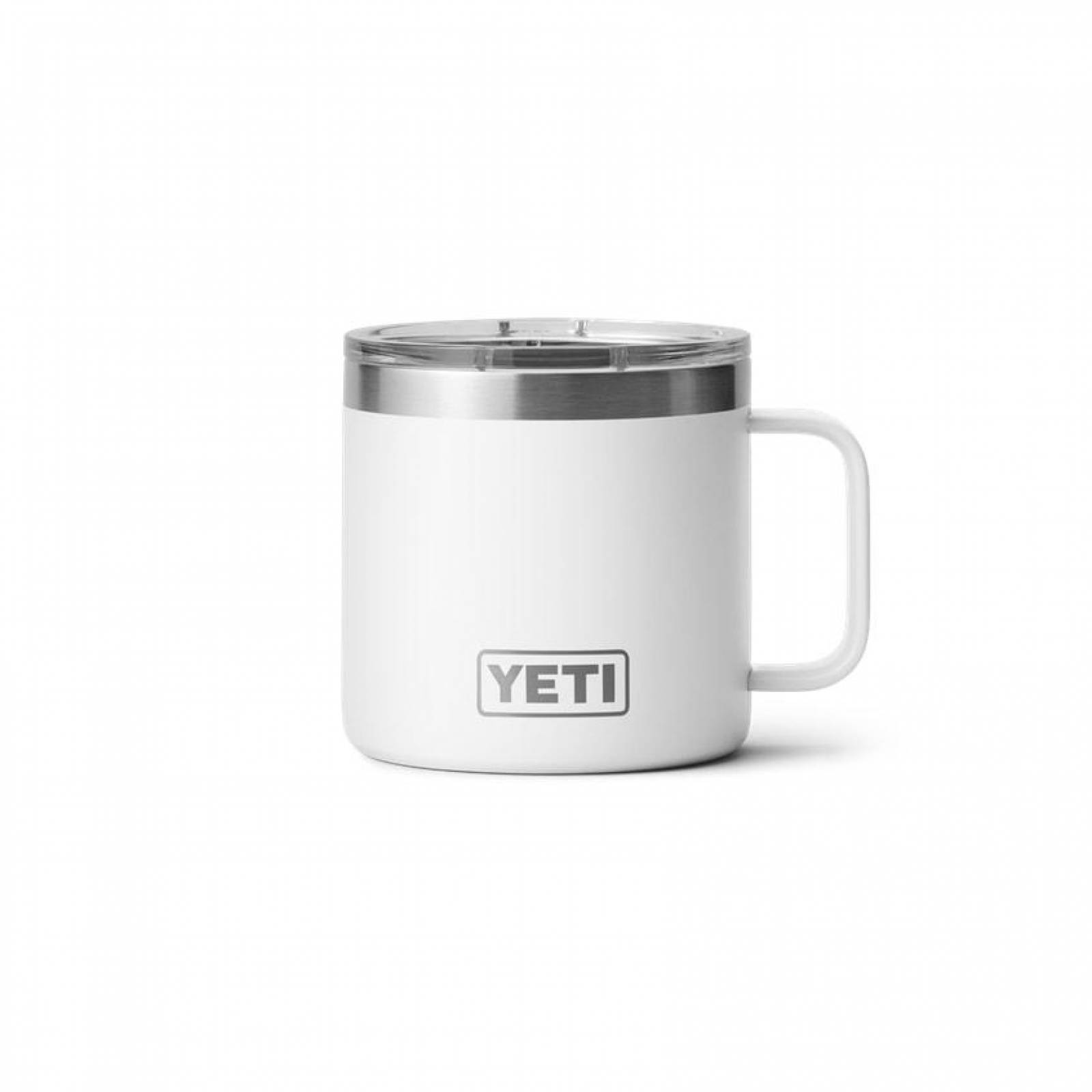 Yeti Rambler 14 OZ Mug con Magslider - Blanco 