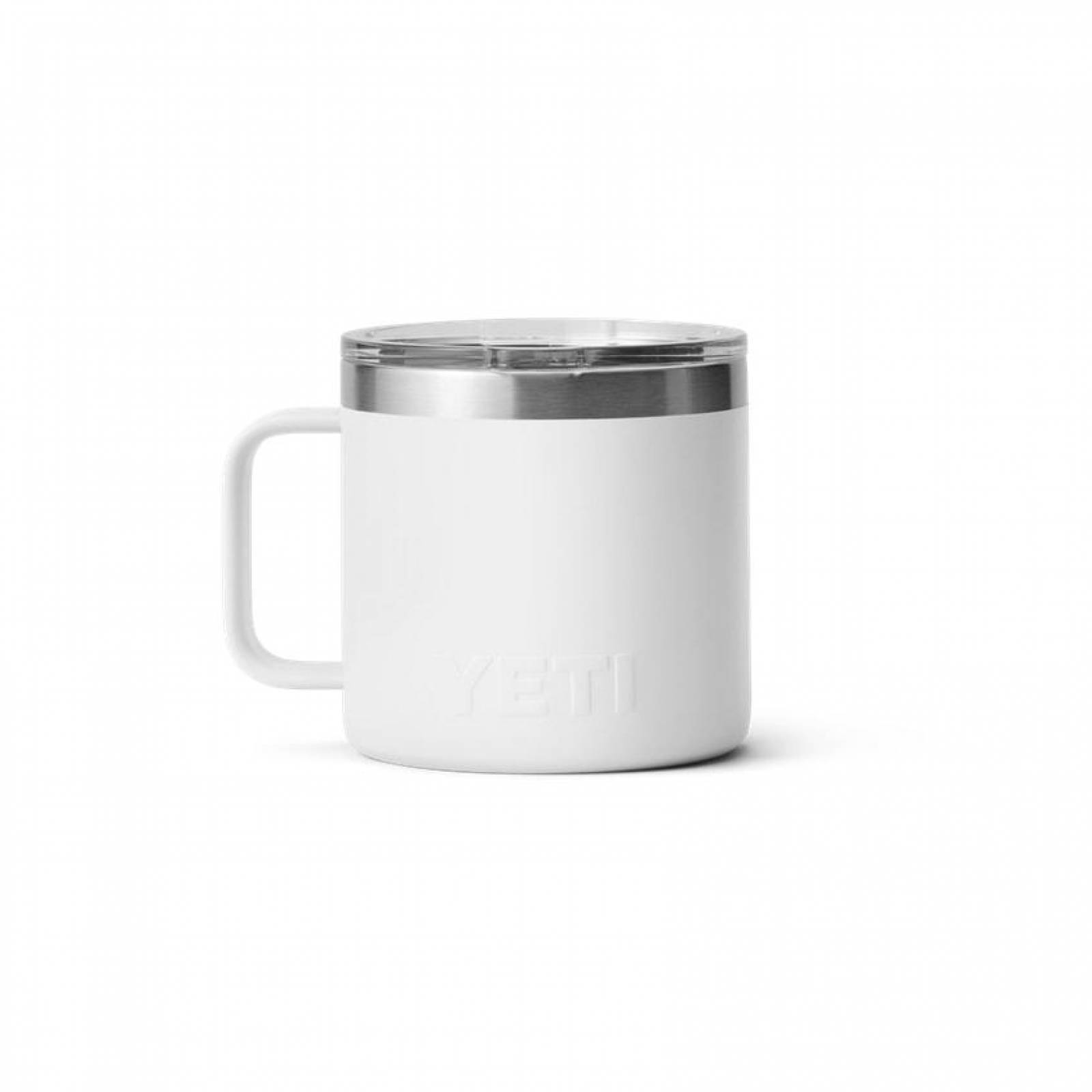Yeti Rambler 14 OZ Mug con Magslider - Blanco