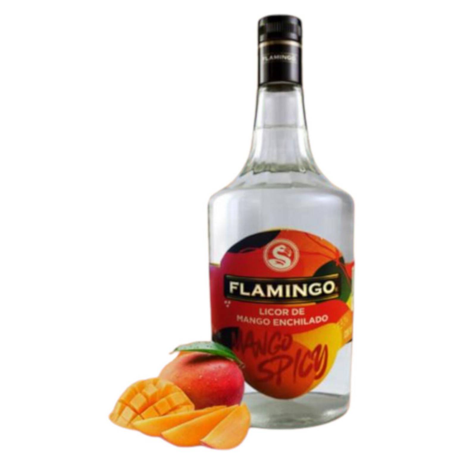 Licor Flamingo Mango Enchilado 1 L 