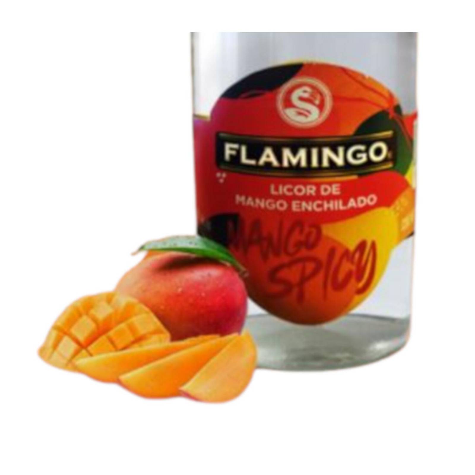Licor Flamingo Mango Enchilado 1 L 
