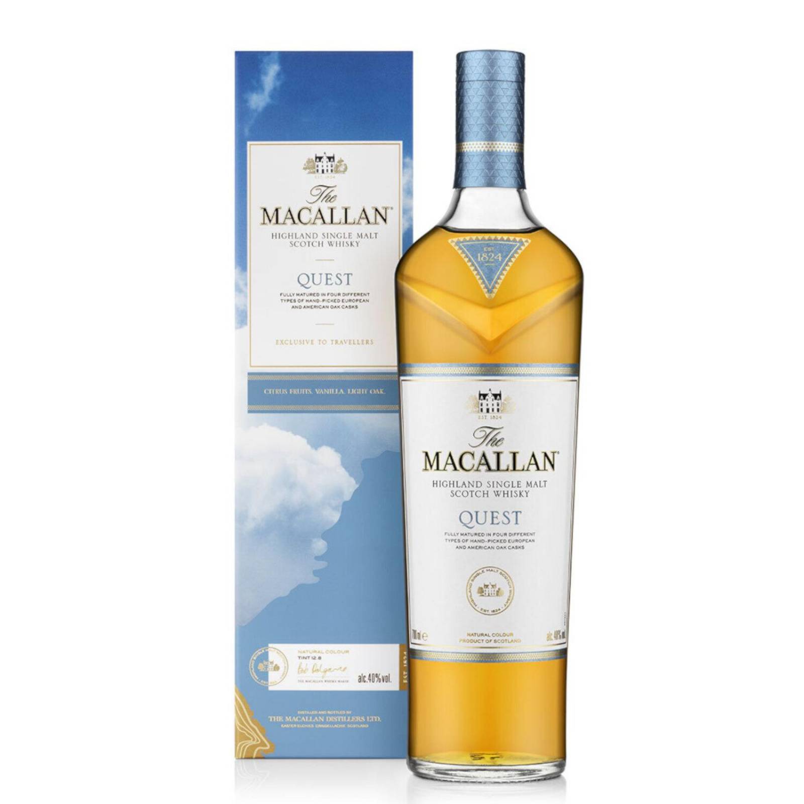 Pack de 12 Whisky The Macallan Quest 700 ml 