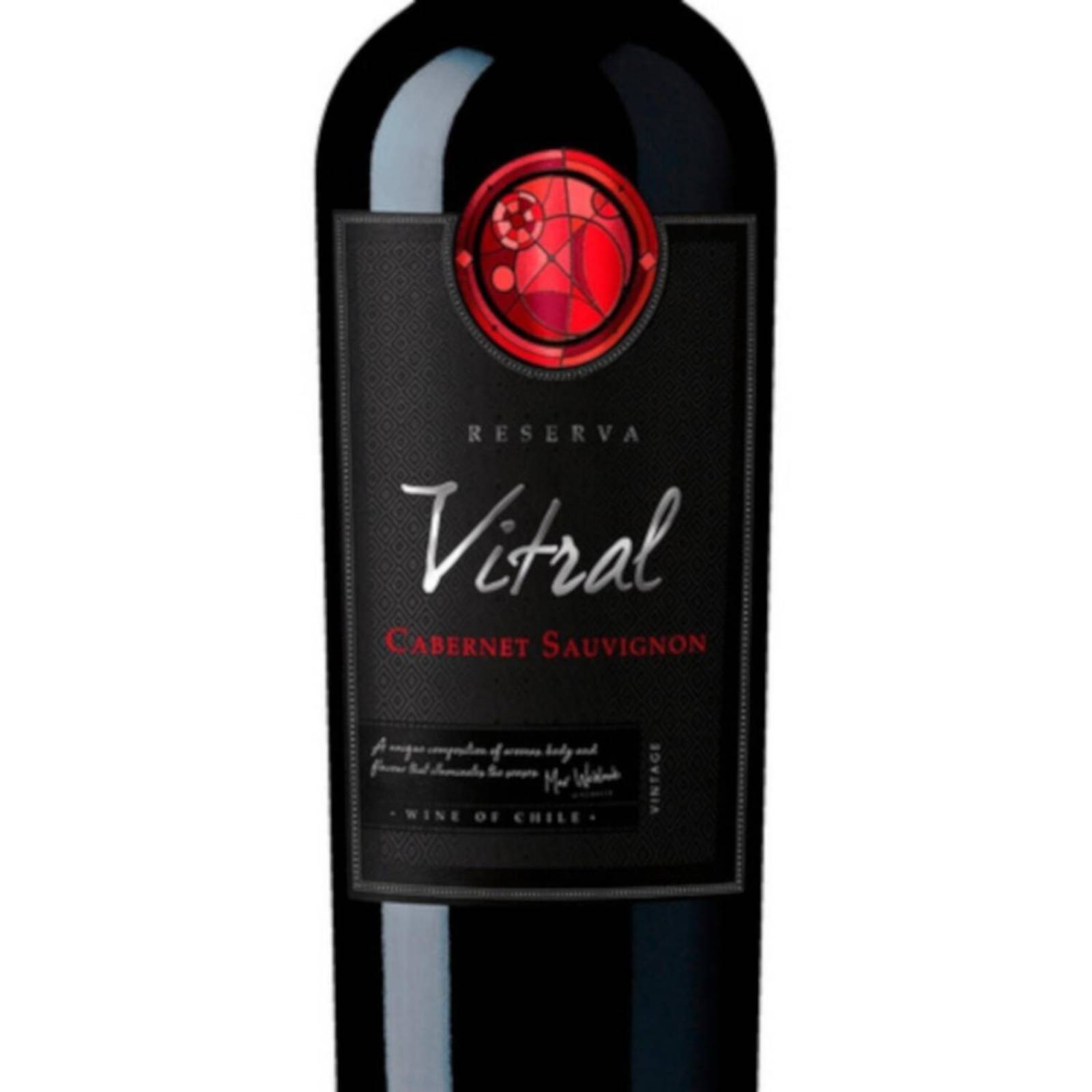 Pack de 4 Vino Tinto Viña Maipo Vitral Cabernet-Sauv 750 ml 