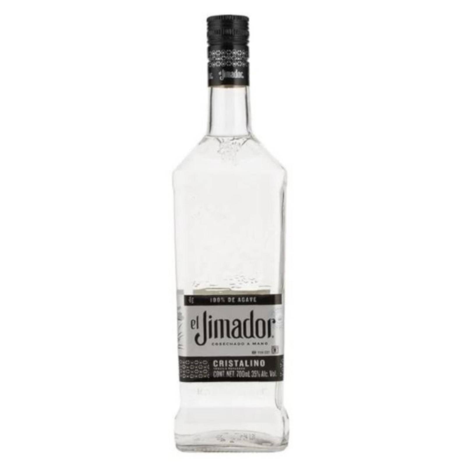 Tequila El Jimador Rep Cristalino 700 ml+4 seltzer 