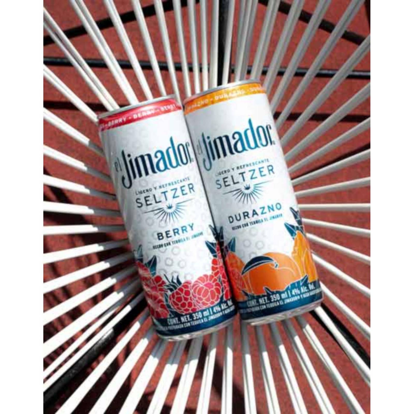 Tequila El Jimador Rep Cristalino 700 ml+4 seltzer 