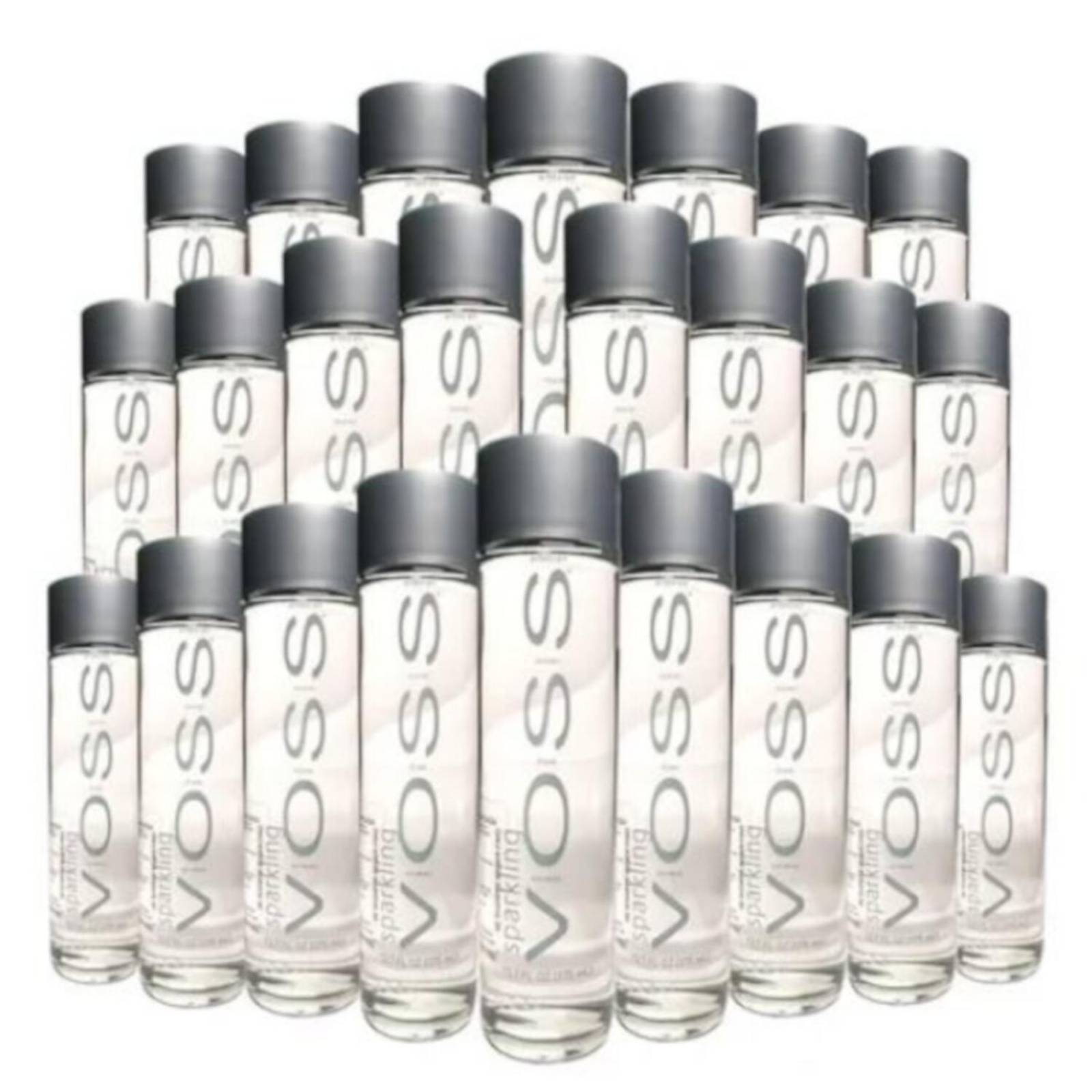 Pack de 24 Agua Voss Sparkling 375 ml 
