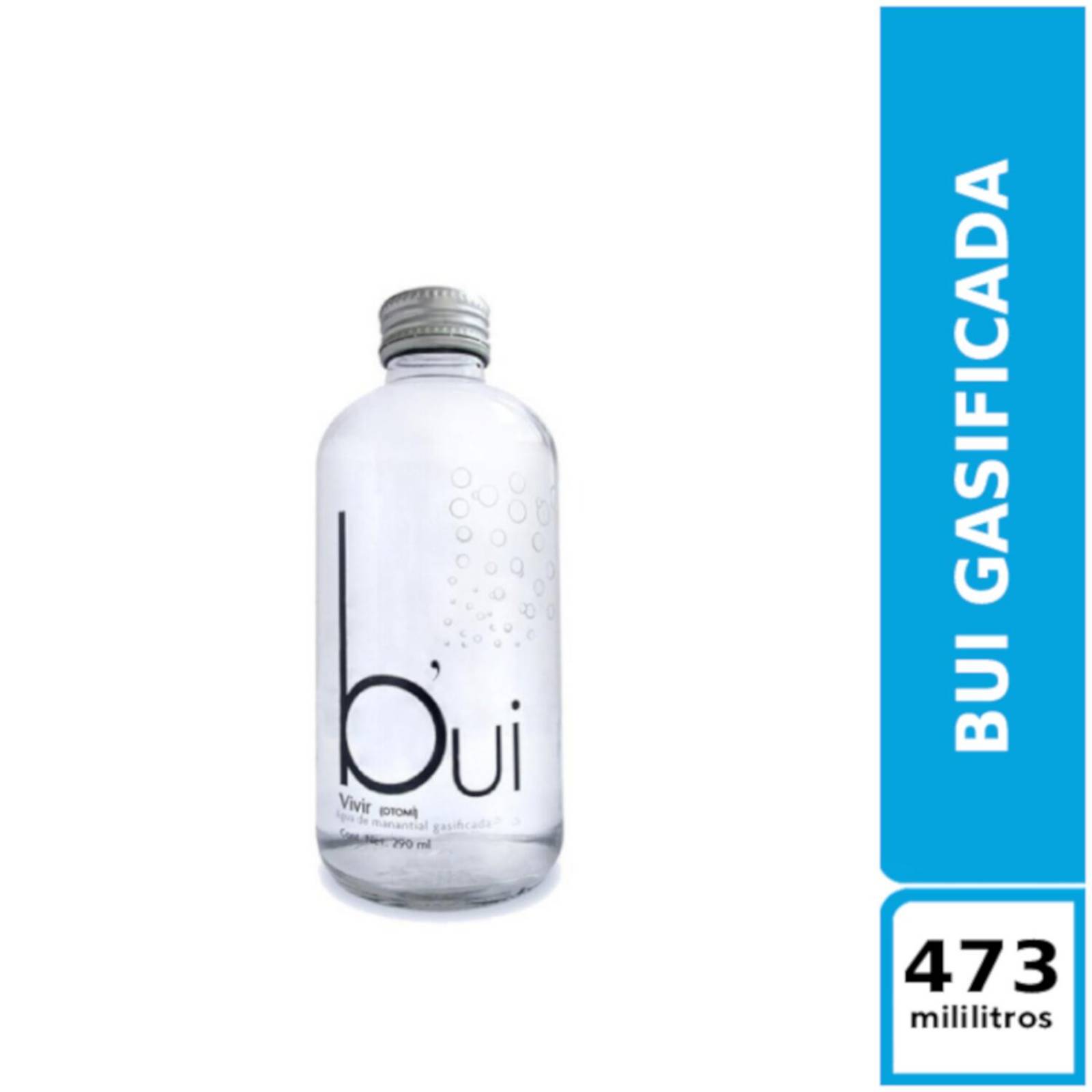 Pack de 12 Agua Mineral Bui Clásica 473 ml 