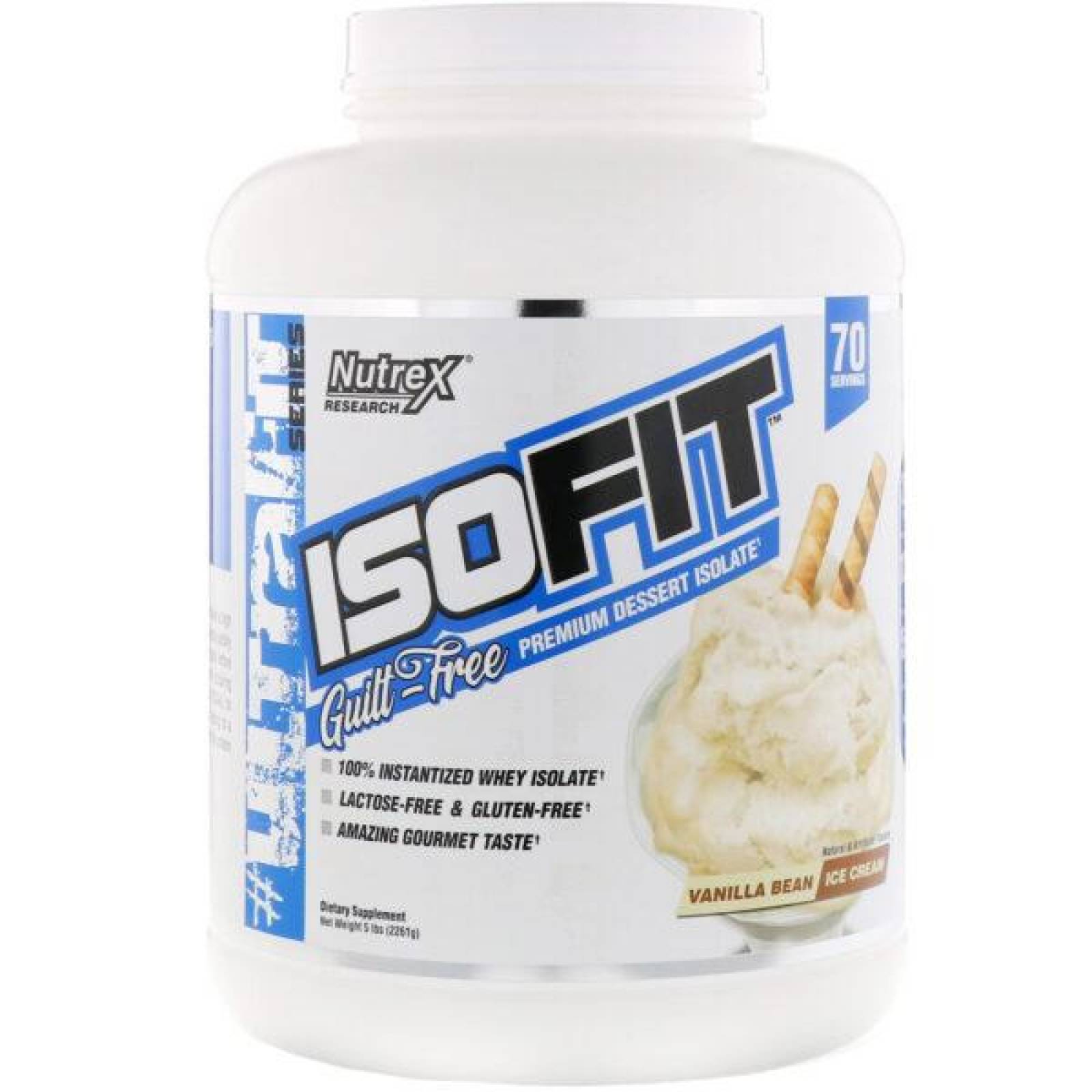 Proteína Nutrex Isofit 5 lb. Proteína deslactosada 