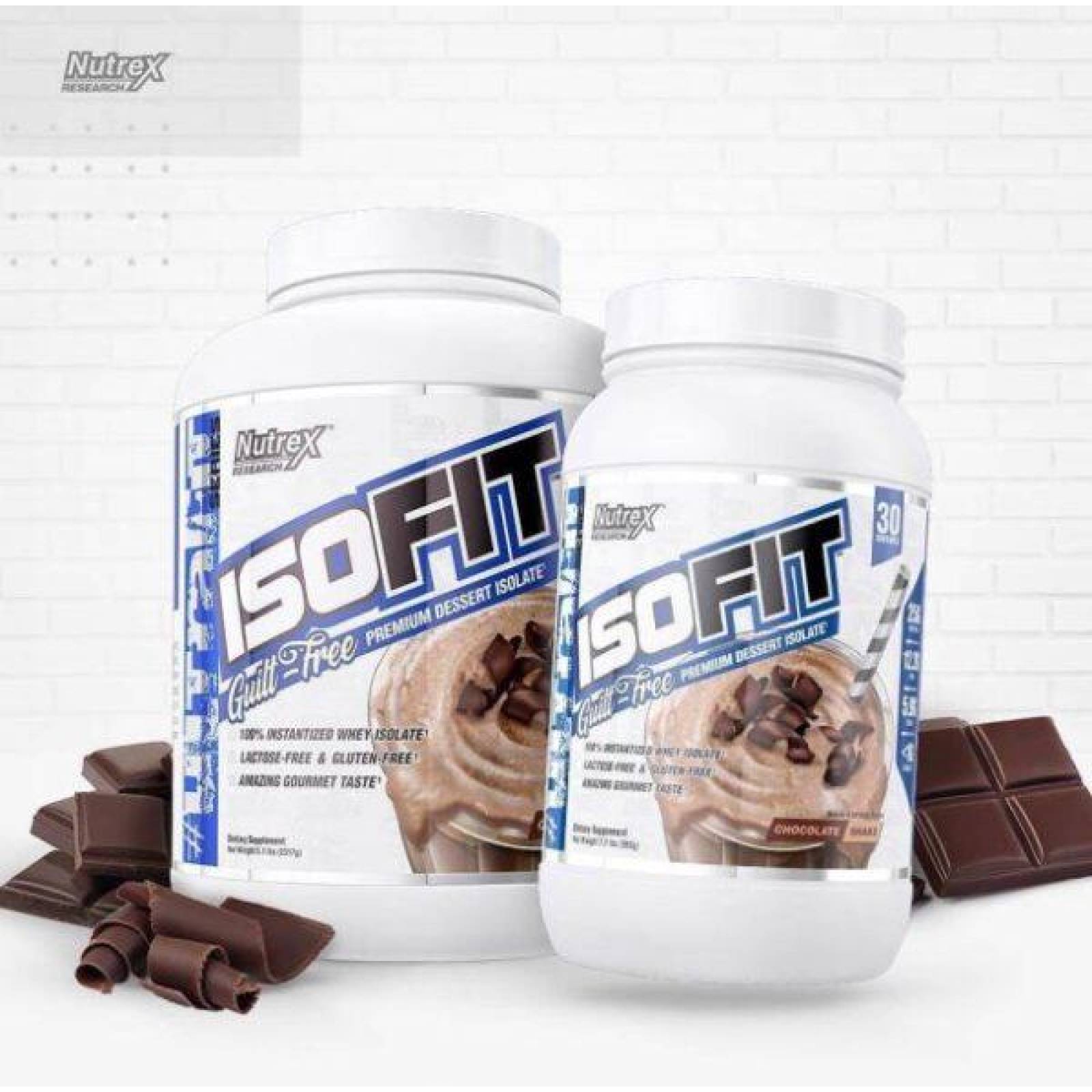 Proteína Nutrex Isofit 5 lb. Proteína deslactosada 