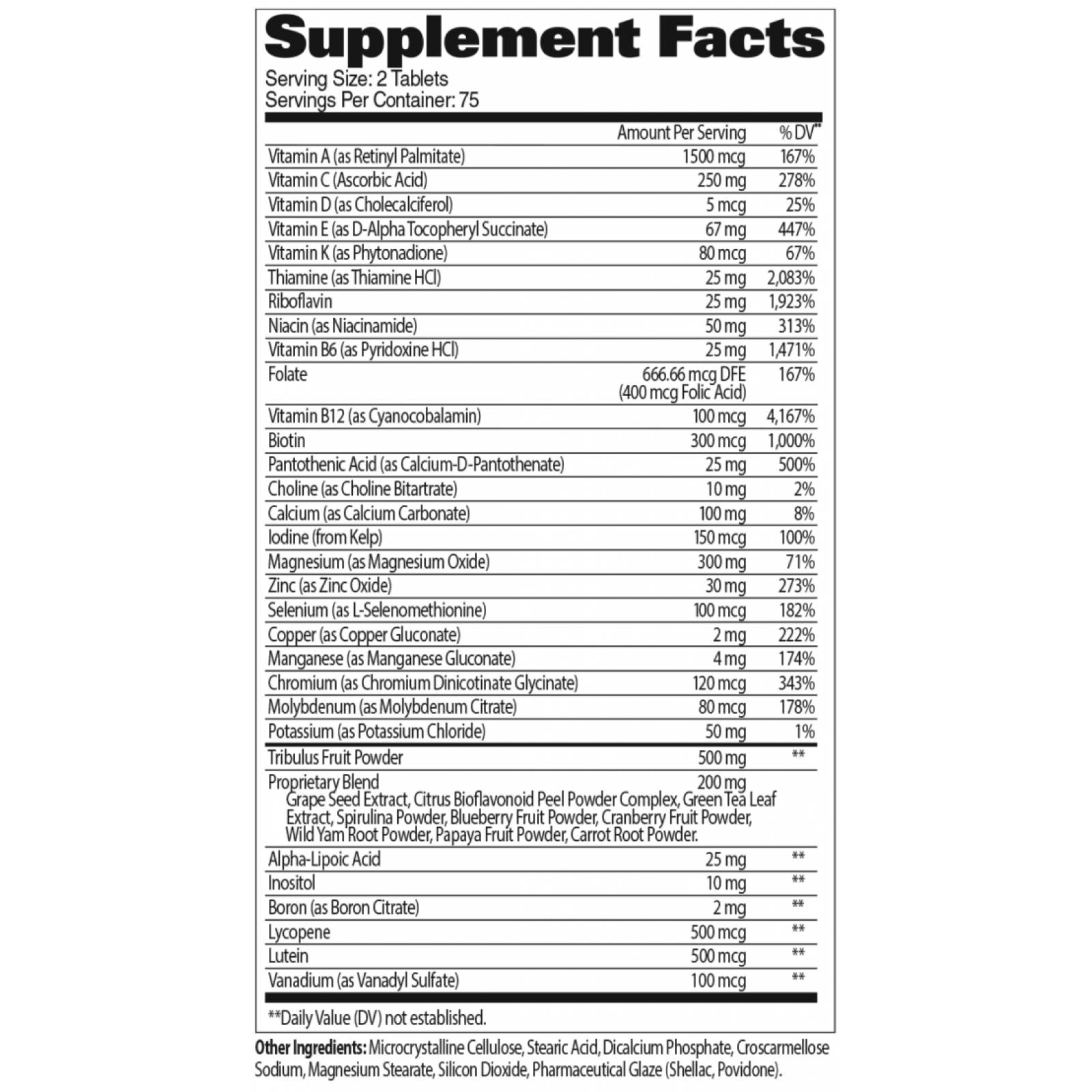 Multivitamínico Gat Mens multi+test 150 tabletas vitaminas para hombre
