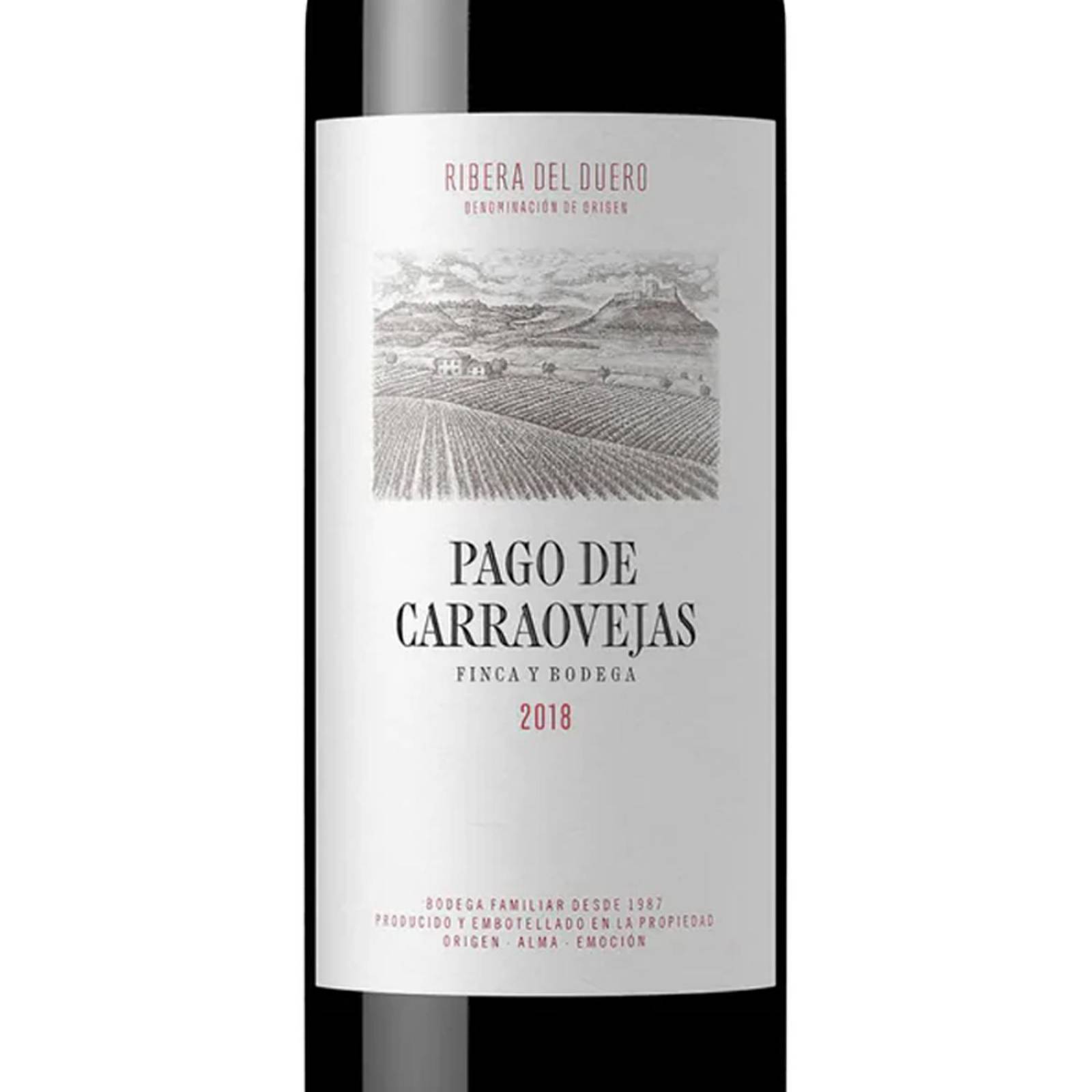 Pack de 6 Vino Tinto Pago de Carraovejas Tempranillo 750 ml 