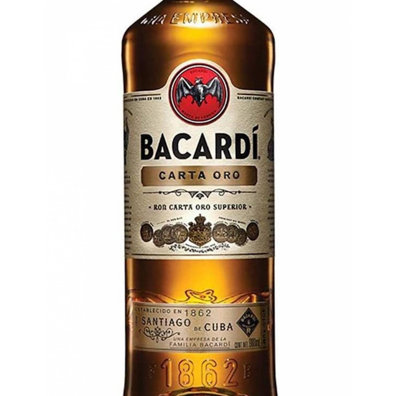 Pack de 12 Ron Barcardí Carta Oro de 980ml