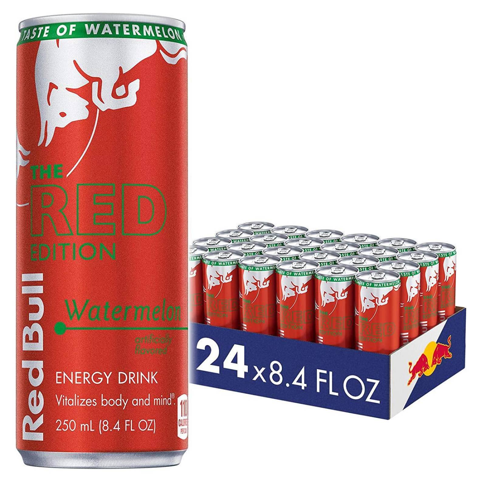 Pack de 24 Energizante Red Bull Edition Sandia 250 ml 