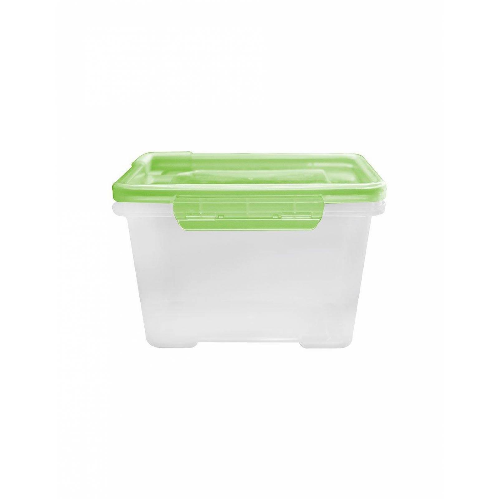 Topper Rectangular 1 Lt. Verde Plasticos Alica 