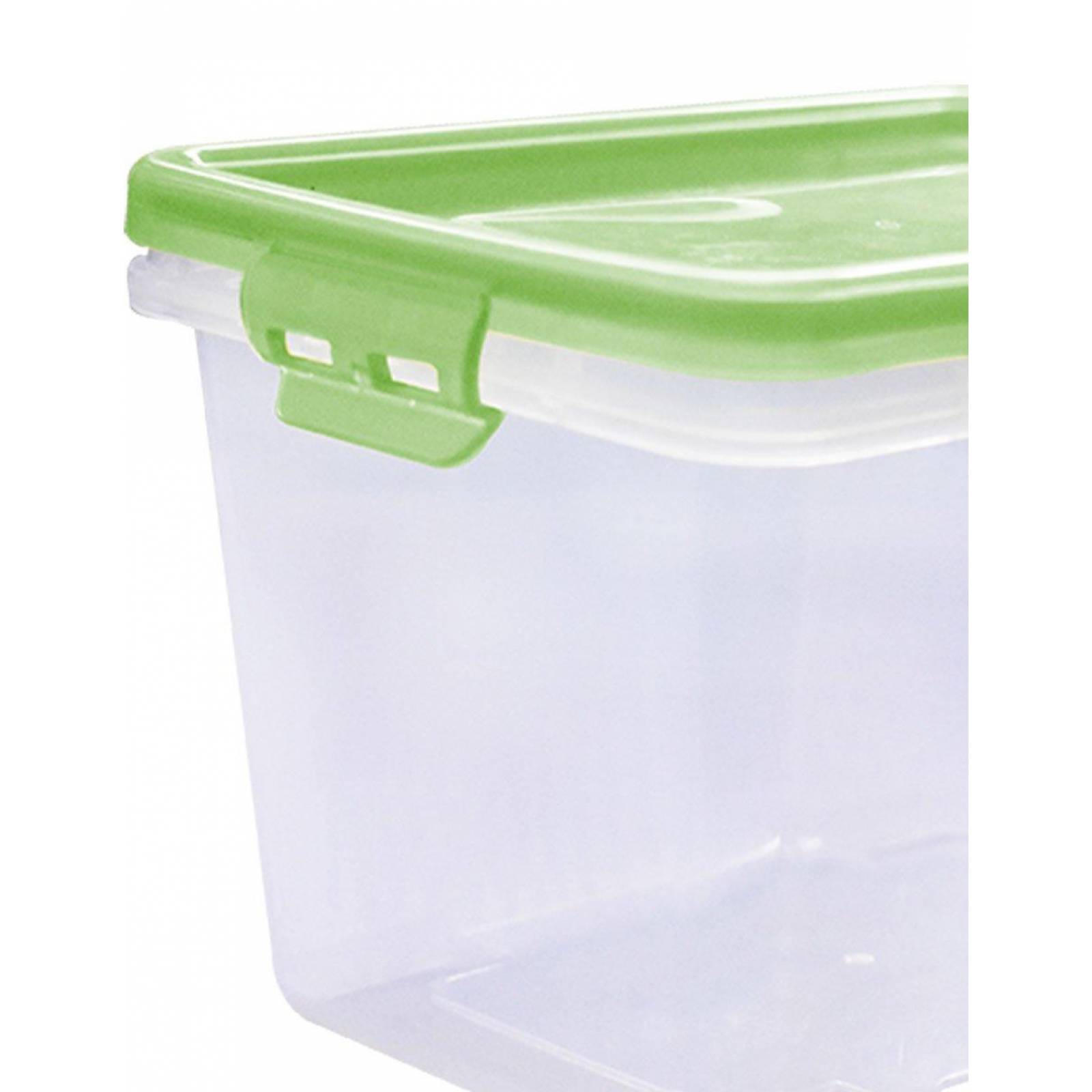 Topper Rectangular 1 Lt. Verde Plasticos Alica 