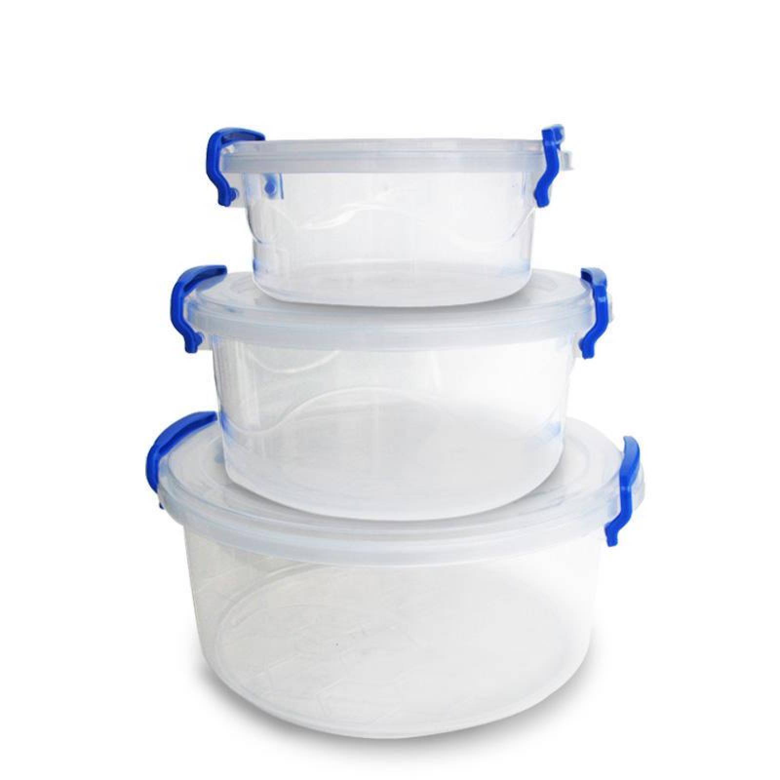 Set de Topper Circular Multicristal 3 piezas Plasticos Alica 